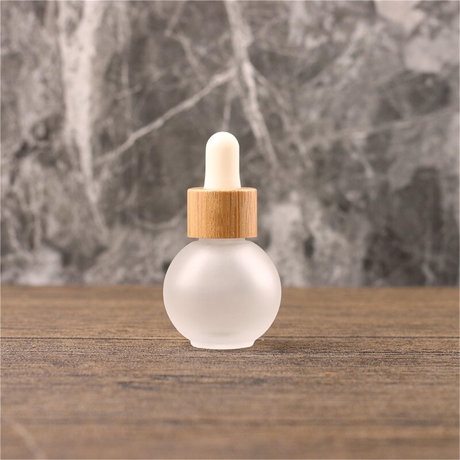 Gotero Botella cuentagotas recargable, aceite esencial esmerilado, líquido de vidrio, gota 20ml for botellas pipeta masaje(30pcs)