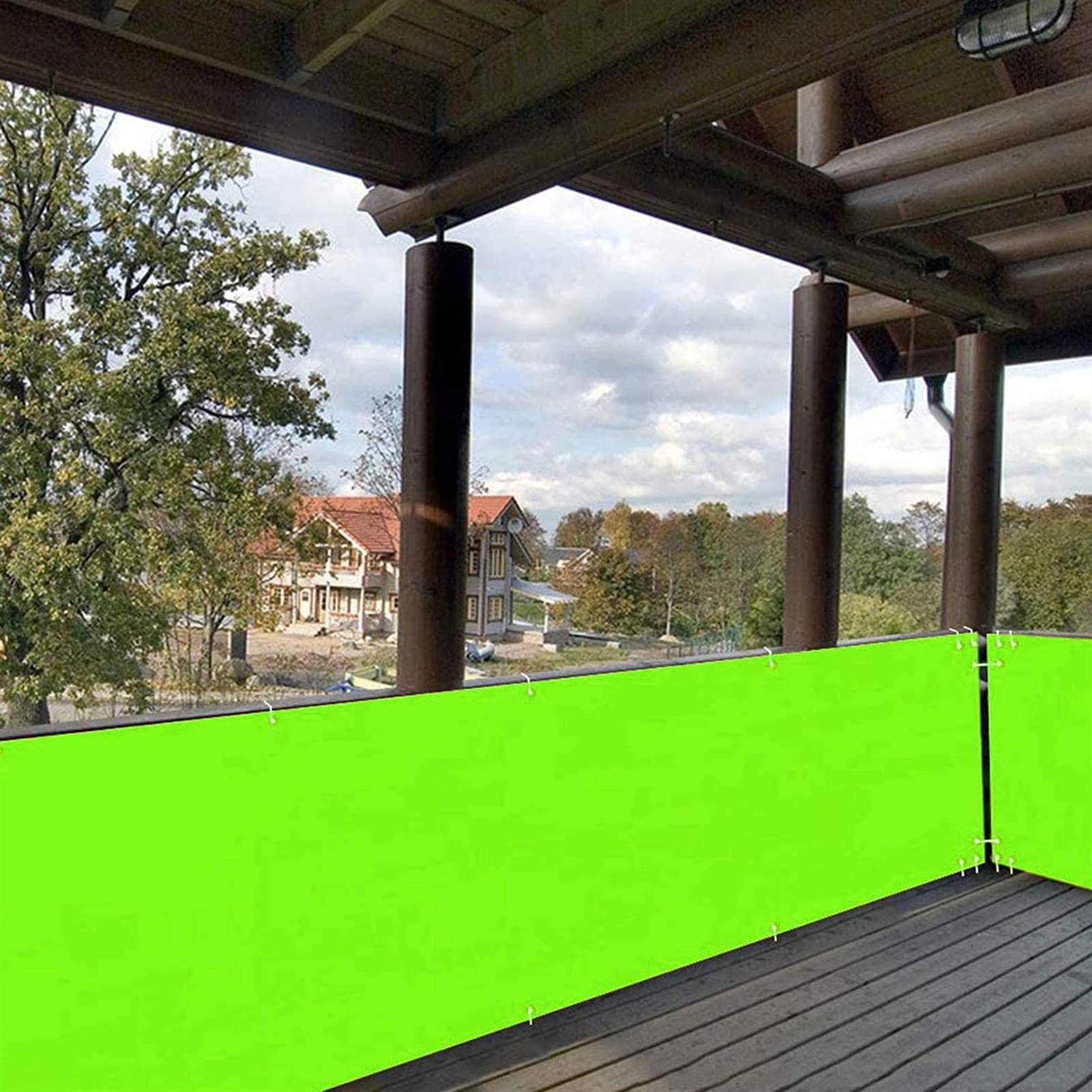 Balcony0,9 x 8,5 m – Protección UV resistente a la intemperie, ideal para barandillas de balcón, patio y jardín, colores