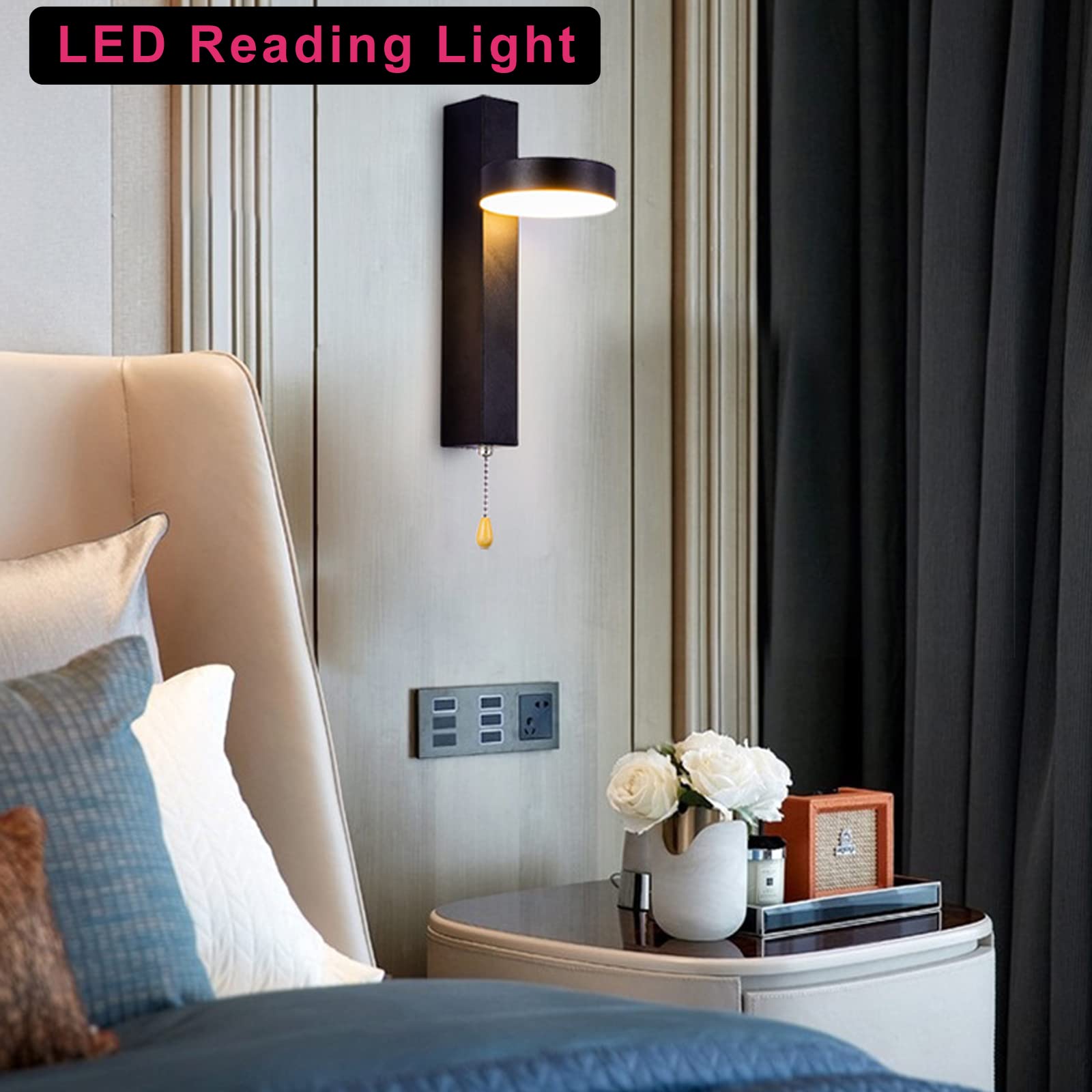 Applique Murale Chambre Avec Tirette | Luminaire Lucciano