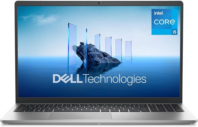 Dell 15 Ordinateur portable DC15250-15.6 pouces FHD (1920x1080) 120Hz Affichage, Intel Core i5-1334U Processeur, 16GB DDR4 RAM, 512GB SSD, Intel. UHD Graphiques, fenêtres 11 Accueil, Service sur place - Argent platine