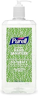 PURELL Advanced Hand Sanitizer Naturals with Plant-Based Alcohol, Citrus Scent, 1 Liter Pump Bottle (Pack of 1) - 3280-04-CMR