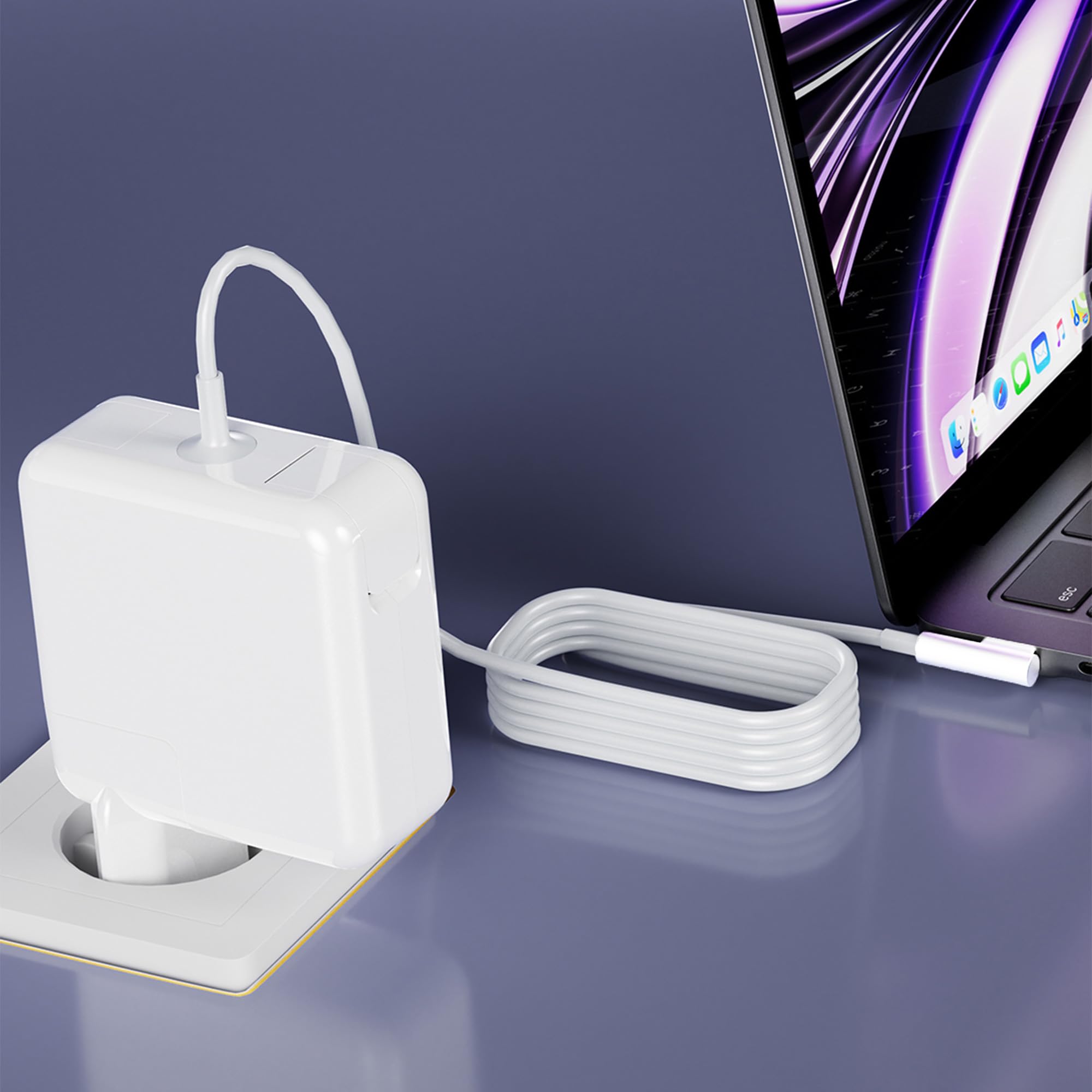 Chargeur de rechange pour Mac Book Pro 45 W, compatible avec MacBook Pro 11, 13" 2007, 2008, 2009, 2010, 2011, 2012, pour modèles A1369 A1237 A1374 A1470 A1370 A1304