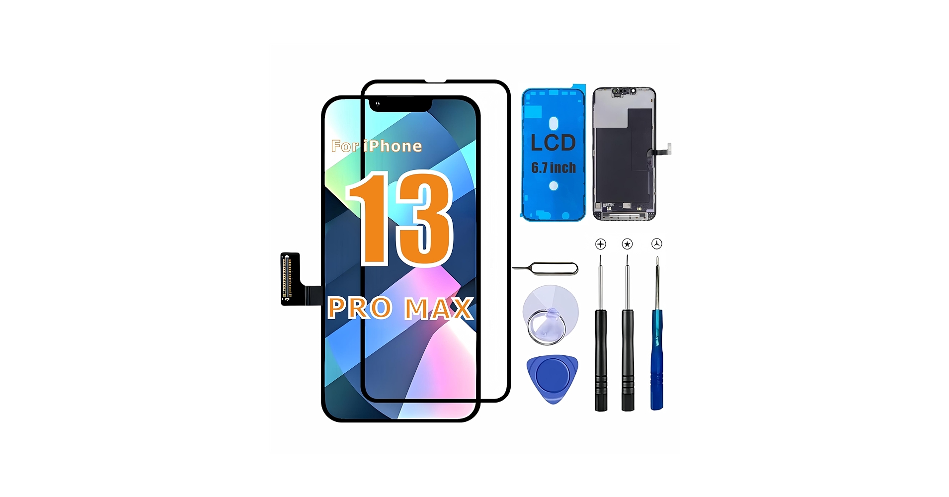 コンピュータ・IT iPhone13 Amazon.com: ZTR for iPhone 13 Pro Max Screen Replacement