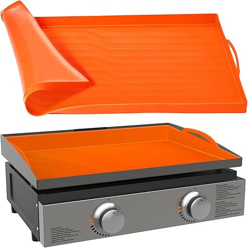 Alfombrilla de silicona para parrilla Blackstone de 22 pulgadas, cubierta de parrilla de grado alimenticio resistente, cubierta protectora de