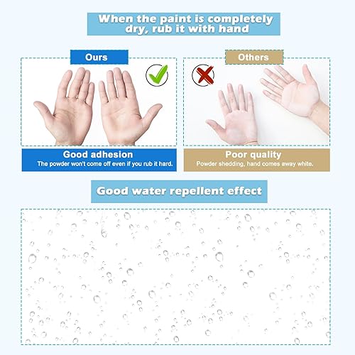 Miniatura 6 de NADAMOO Pintura en aerosol para paneles de yeso blanca, 2 latas