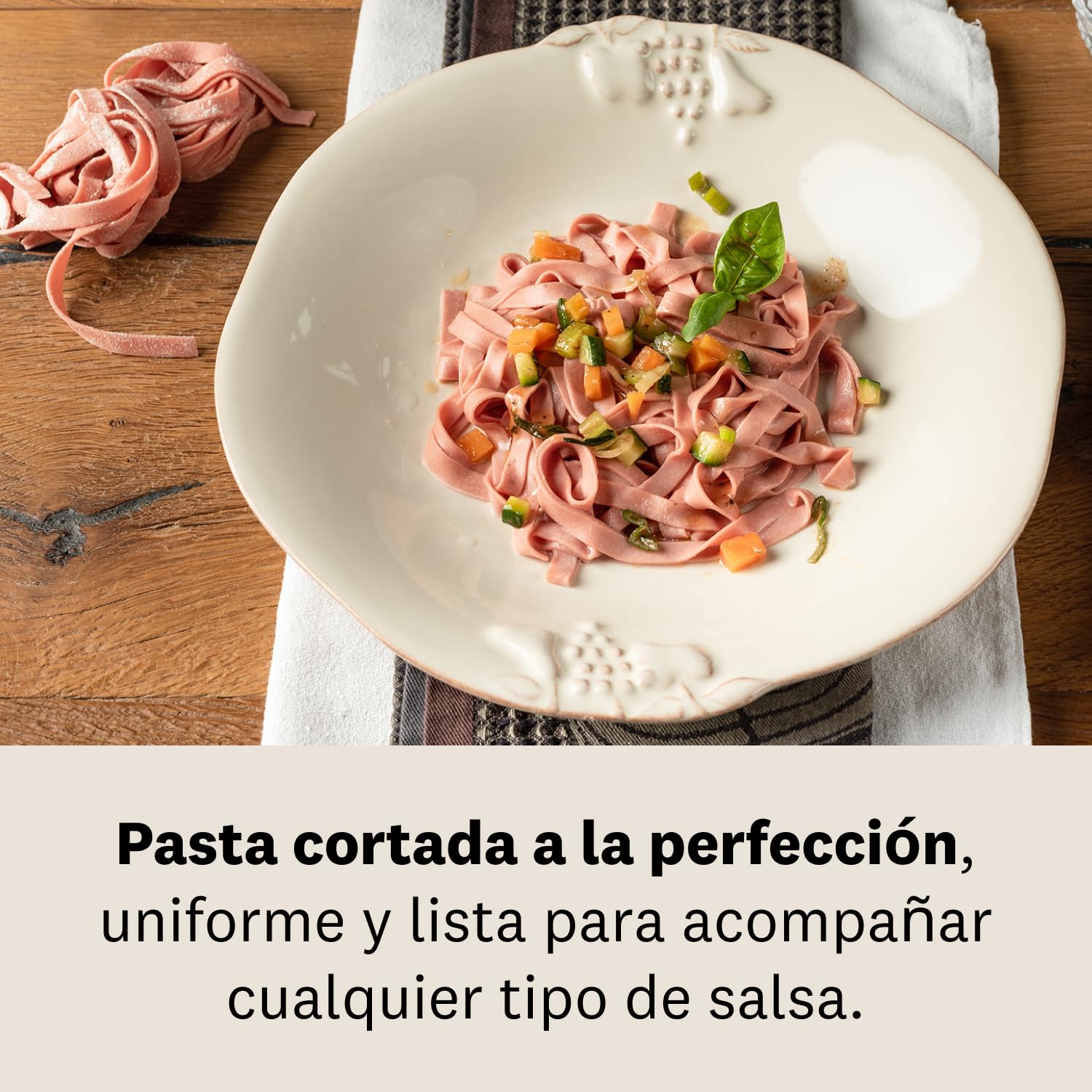 Marcato Ampia 150, Máquina para Pasta, Acero Cromado, Ancho 150 cm, 3 Accesorios Incluidos
