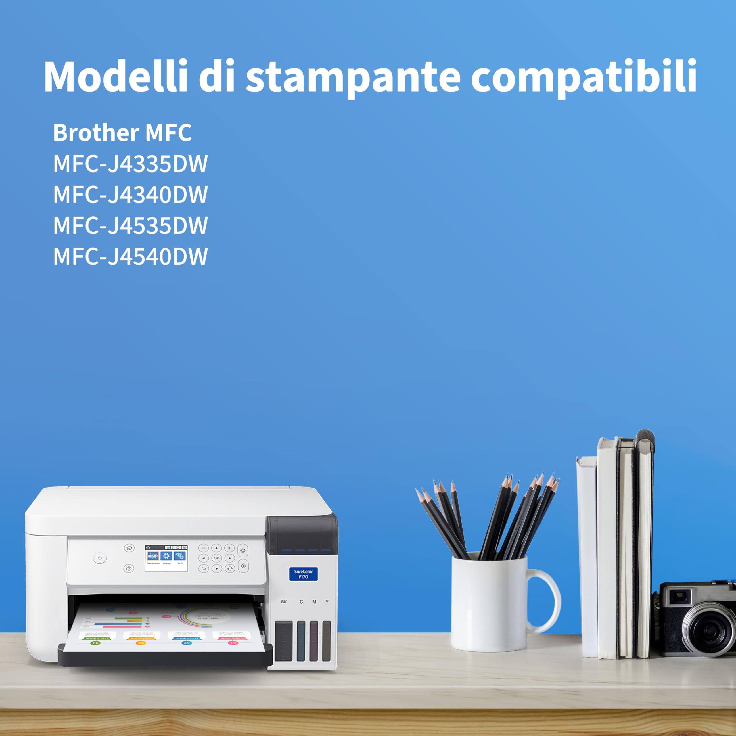 Vintella LC426 Cartucce Sostituzione per Cartucce Brother LC426 Multipack Cartucce LC 426 lc426val lc426xl per Brother MFC-J4335DW MFC-J4340DW MFC-J4535DW MFC-J4540DW (4 Pezzi)