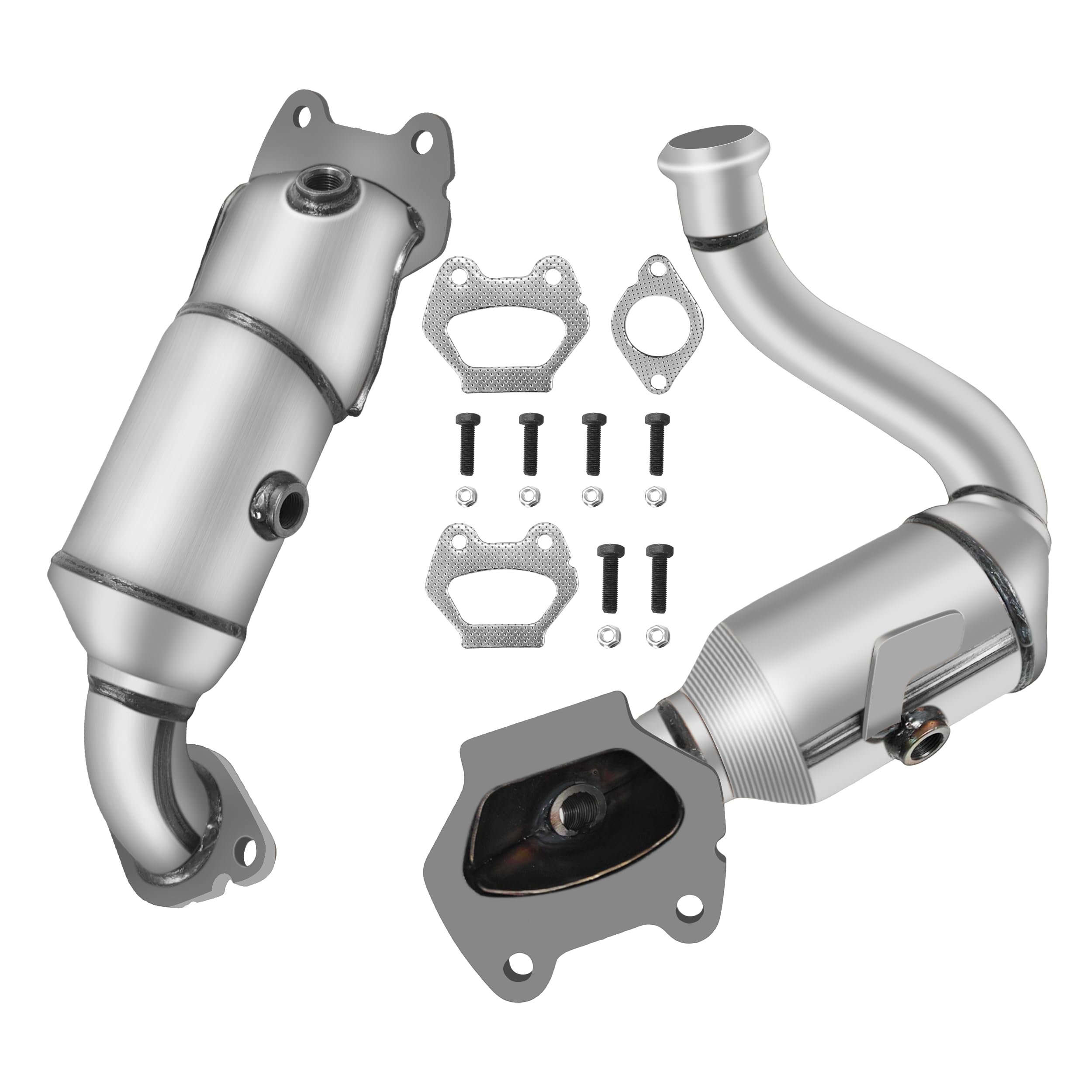 Photo 1 of [Left&Right]FortunaFlow Exhaust Manifold Catalytic Converter Compatible with Chrysler Pacifica 2017-2021 3.6L,Chrysler Voyager 2020-2021 3.6L,Replace 674053,674054(EPA Compliant high flow standard)