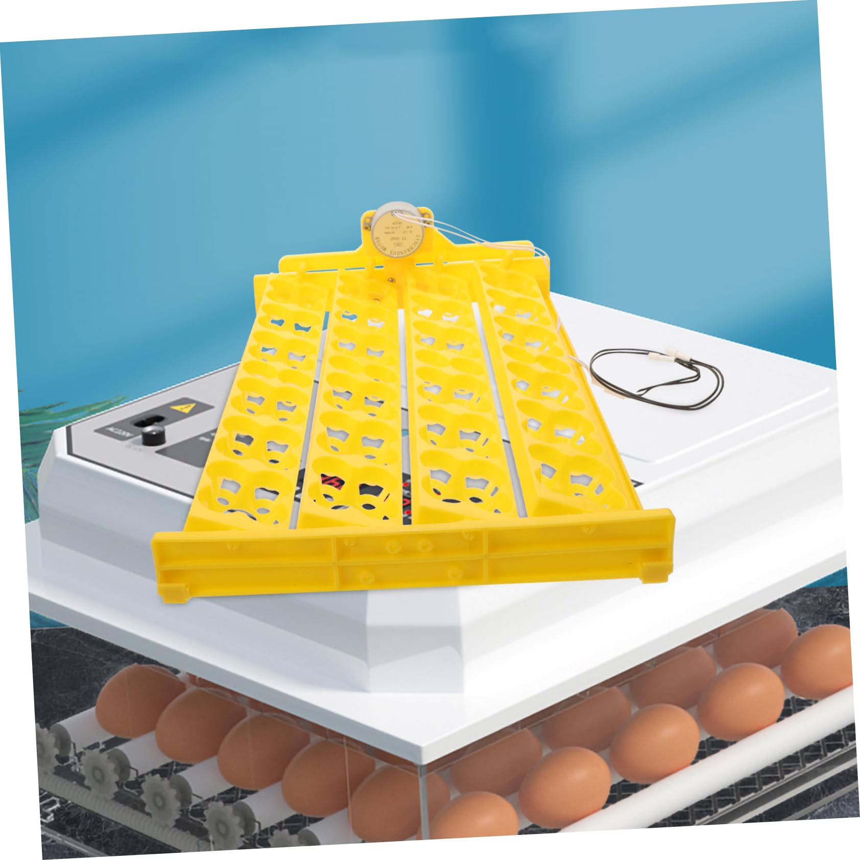 Incubatrice per Uova di Pollame Vassoio Automatico di Rotazione Parte per Incubatrice Adatto per Uova di Gallina Anatra Oca e Volatile