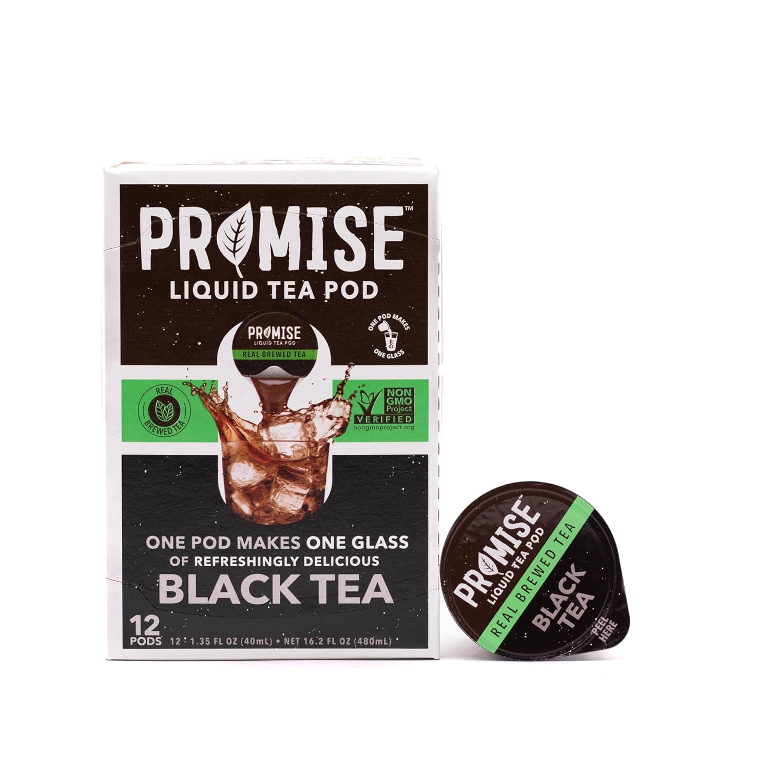 Promise Tea by Java House - Cold-Brewed Tea Concentrate Pods - Ethically Sourced - Black Tea - Pack of 48