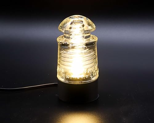 Miniatura 1 de Lamp Base for "PYREX C17" Glass Insulators (White LED)