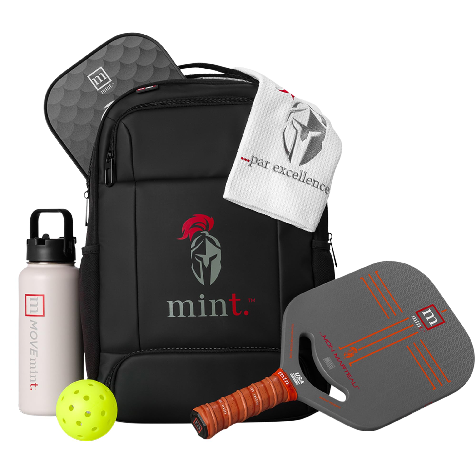 Pickleball Bag – MINT Pro Spartan Large Pickleball Backpack for Men & Women, Holds Paddles, Shoes, Gear & Accessories, Dedicated Paddle Compartment