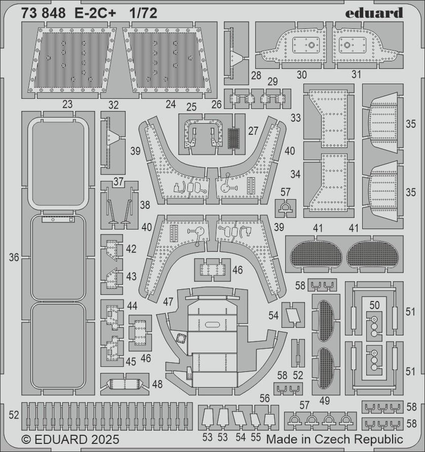Eduard Akcesoria 73848 - 1:72 E-2C+ HELLER - nowe