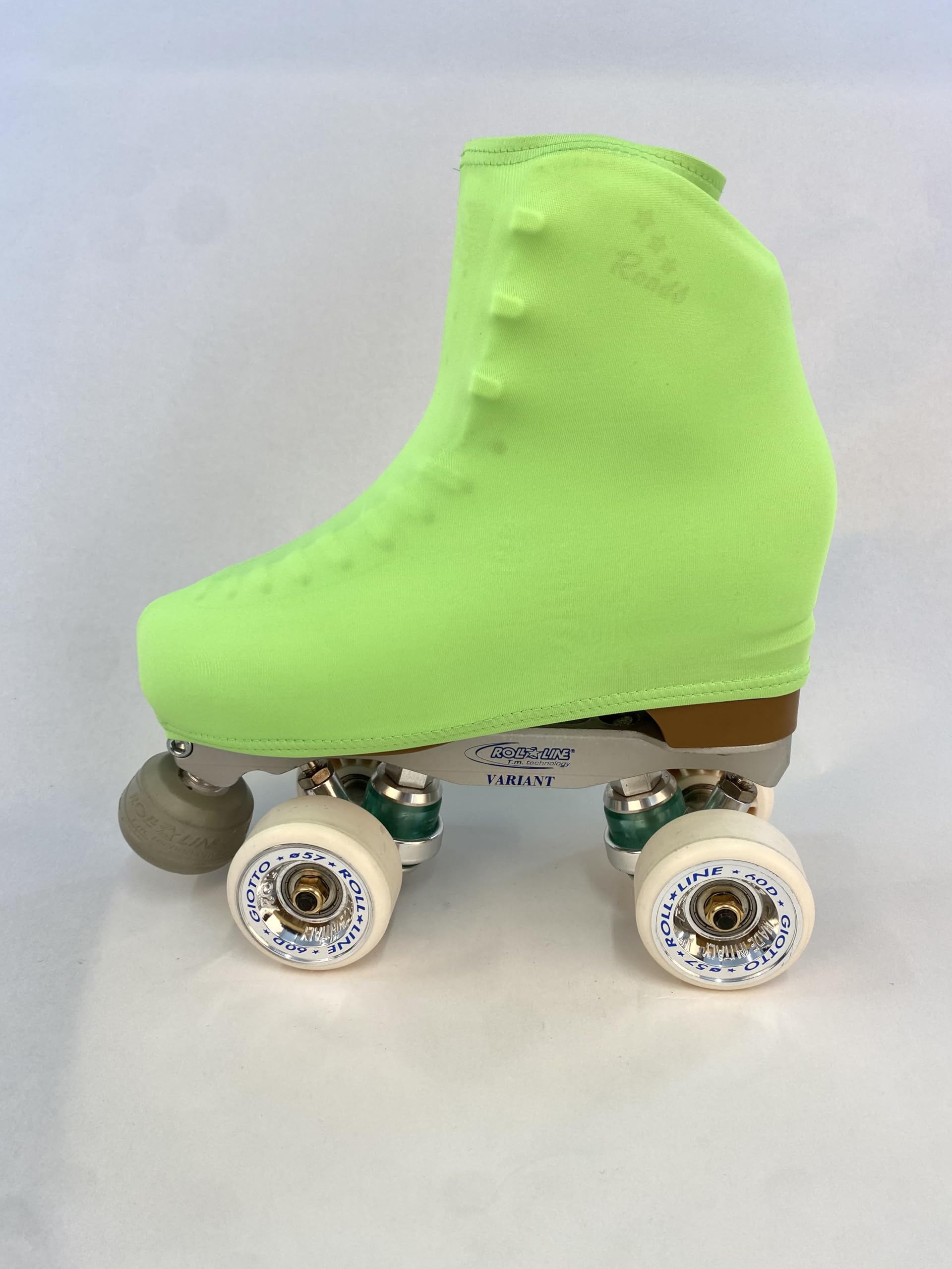CRLSPORT Cubrepatín para Niña y Mujer, Funda Patín Skate, 180 Densidad, Talla Universal, Verde Flúor