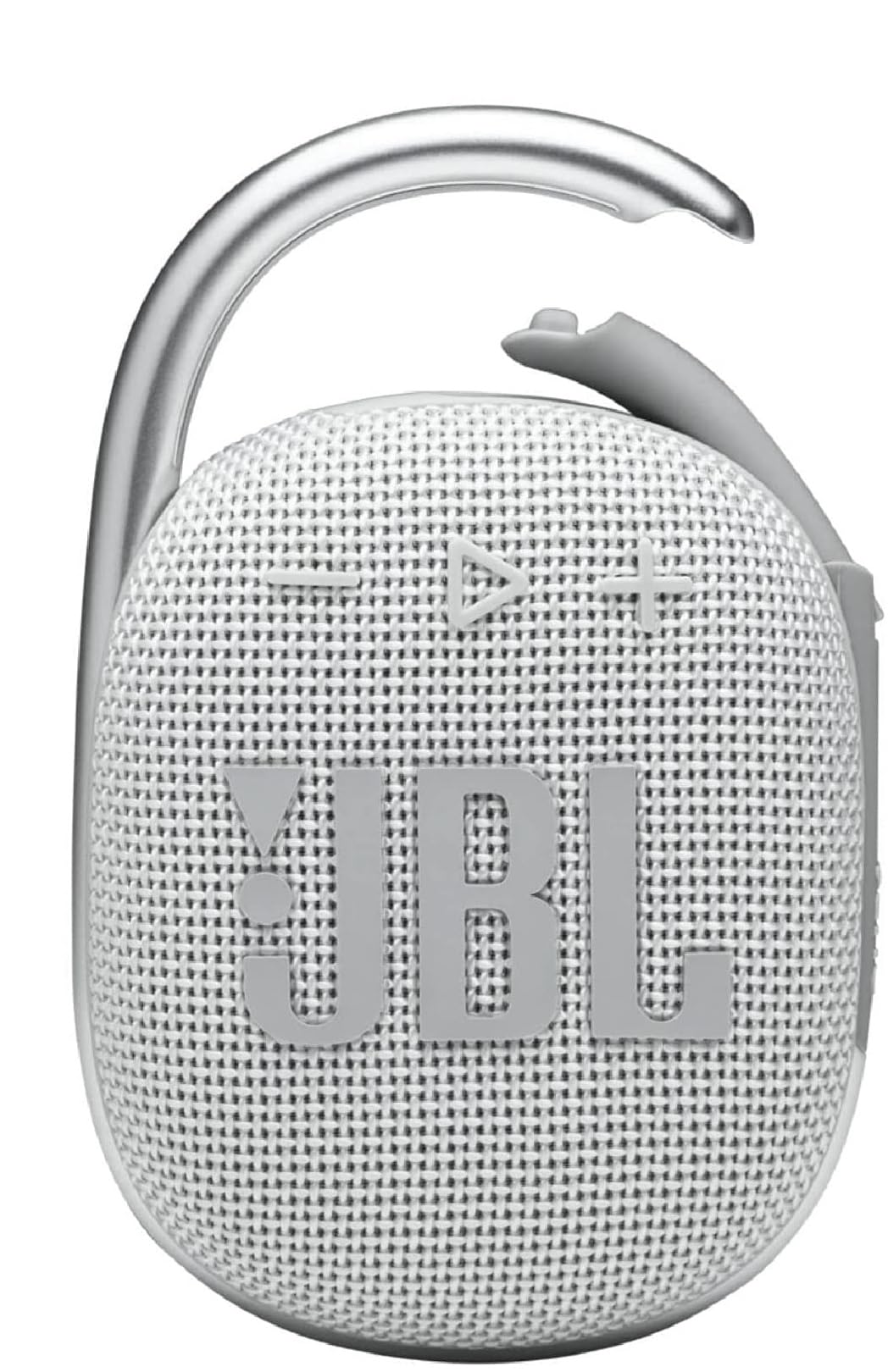 JBL Clip 4 Portable Bluetooth Speaker Bundle with Deluxe CCI Protective Carrying Pouch (White)