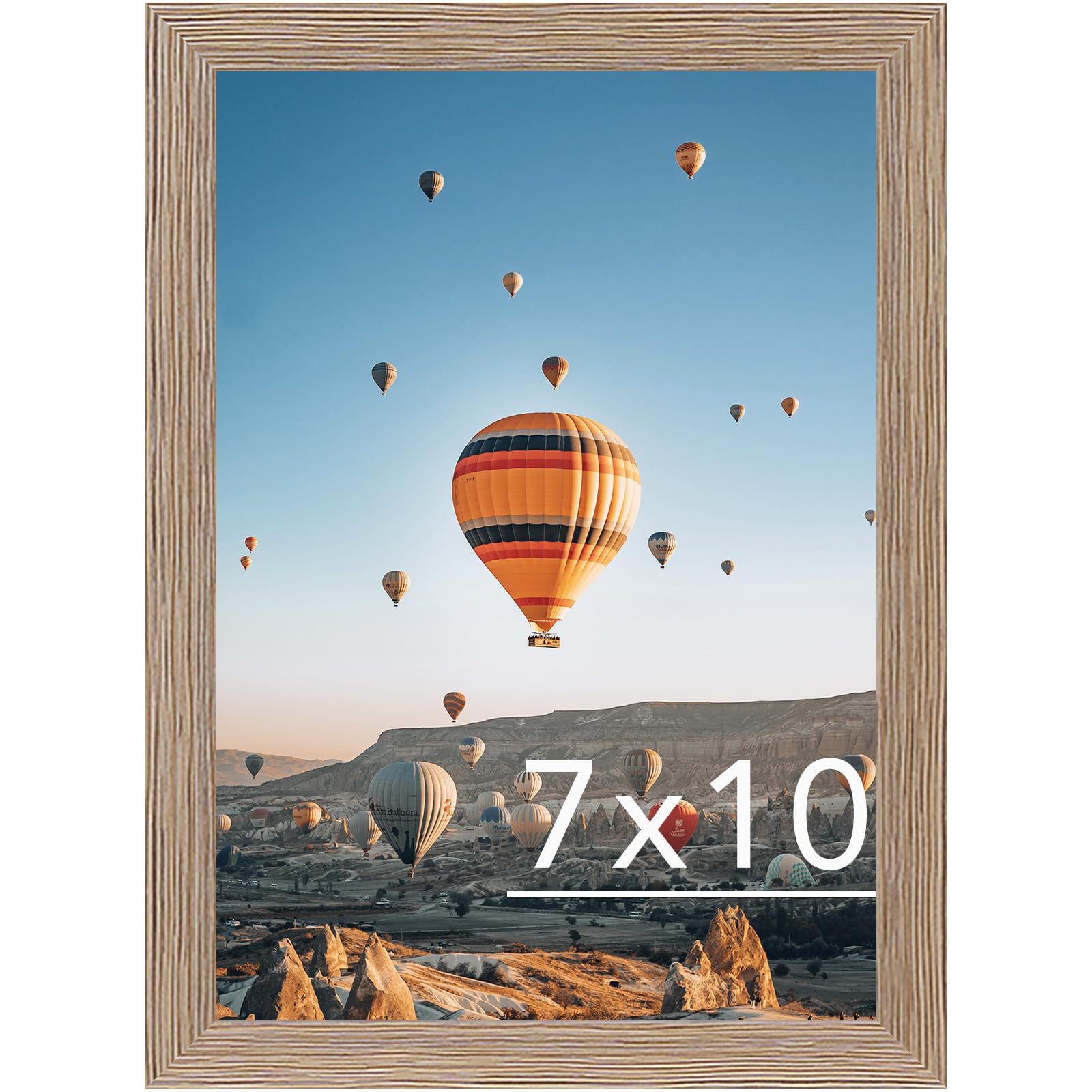 Amazon.com - JCJMY 7x10 Picture Frame Brown for Wall Hanging or
