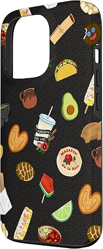 Miniatura 2 de Funda para iPhone 13 Pro Black Antojitos Mexican Food Latino Tacos Pan Dulce