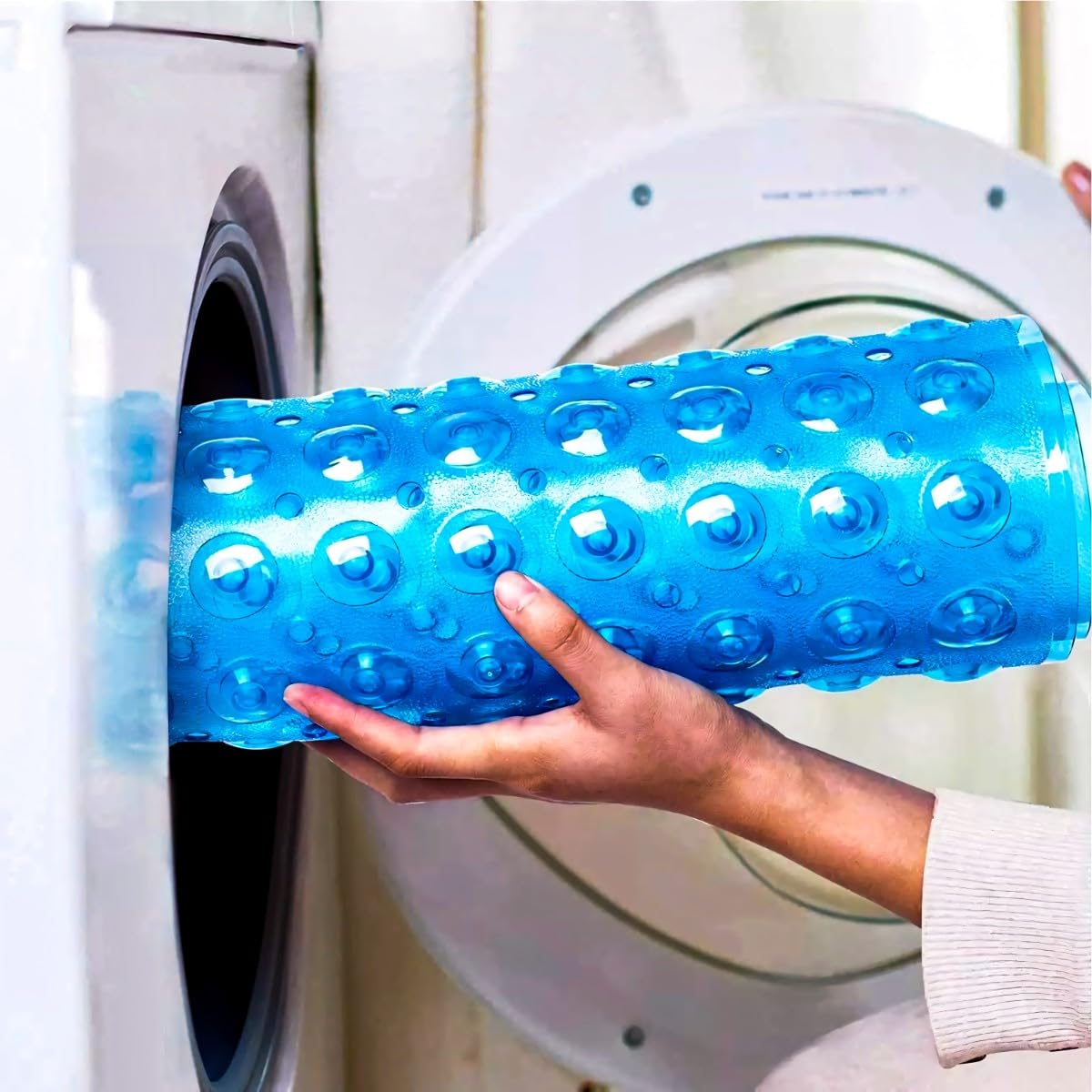 Retoo Antypoślizgowa mata do wanny 100 x 40 cm Extra długa mata antypoślizgowa do wanny, mata pod prysznic z przyssawkami, odporna na pranie, bezpieczna mata łazienkowa dla wrażliwej skóry