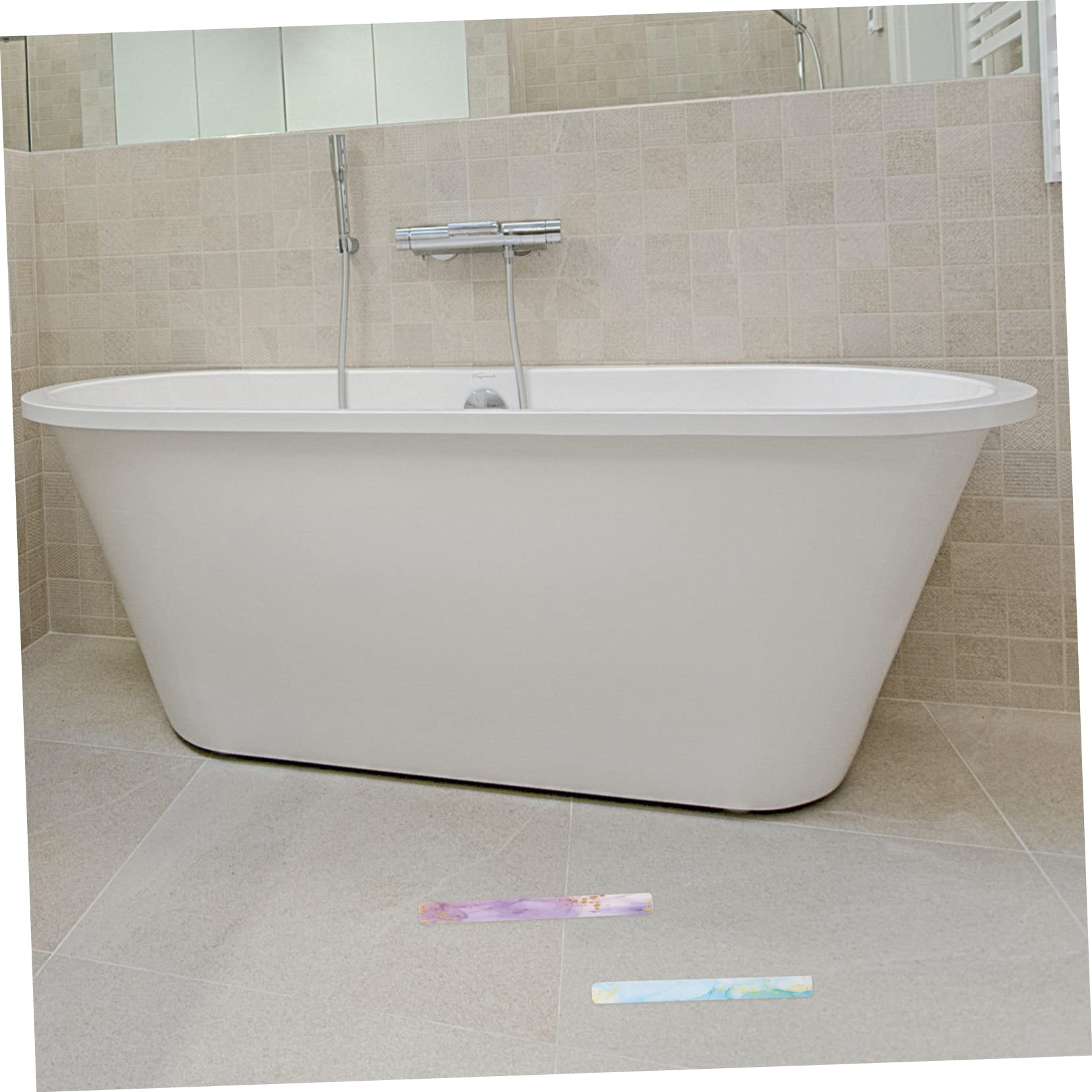 Alipis 72 Piezas Tira Antideslizante De La Bañera Vinilo Decorativo para Bañera Ducha Bañera Pegatinas Cinta Anti-bañera contra El Baño Pegatinas Anti-Pegatinas Tira De Pedales Piso Peva