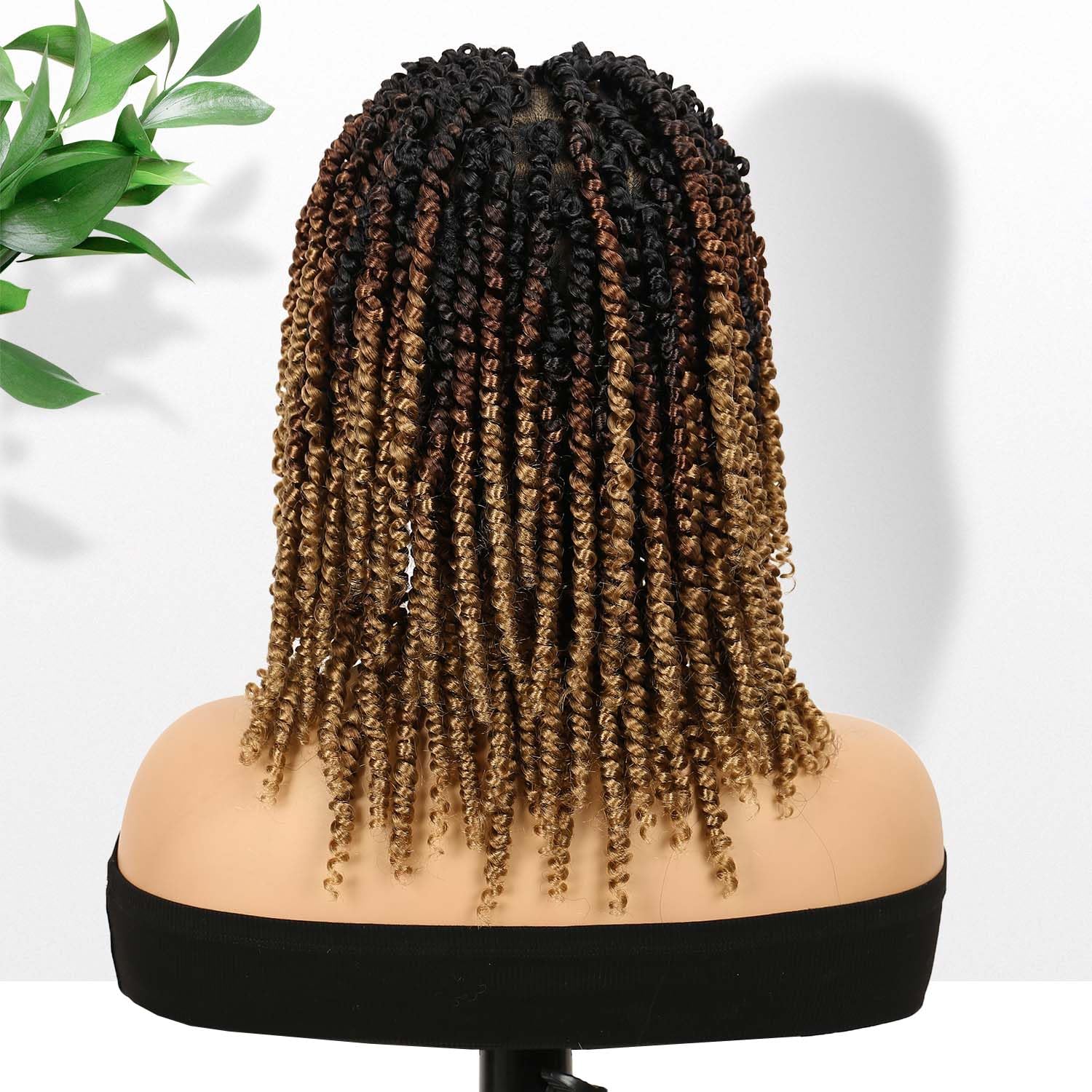 Amazon.com : Fancy Hair Double Full Lace Knotless Braided  display picture 2