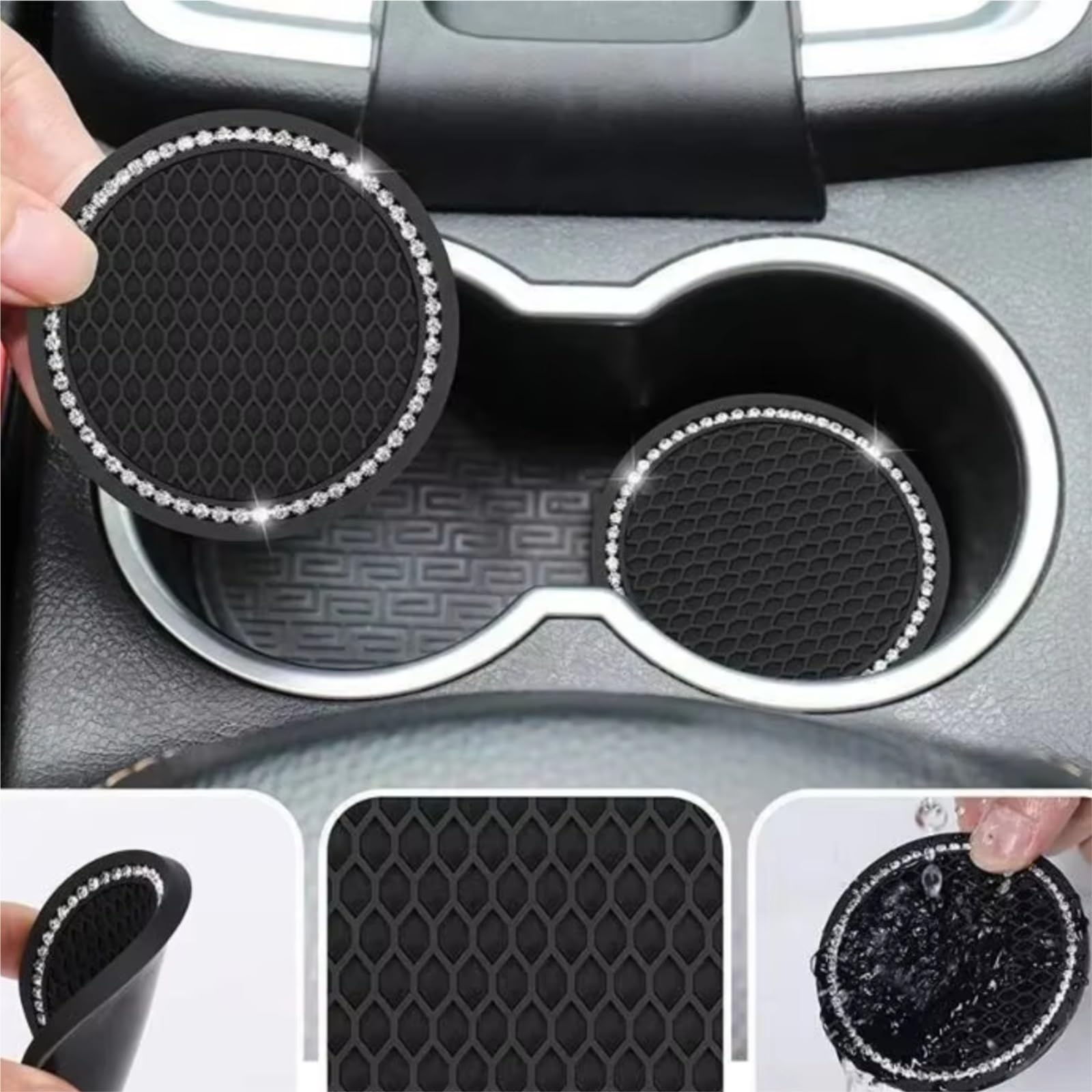 Portavasos De Automóviles Almohadilla Taza Agua Coche Portabotellas
