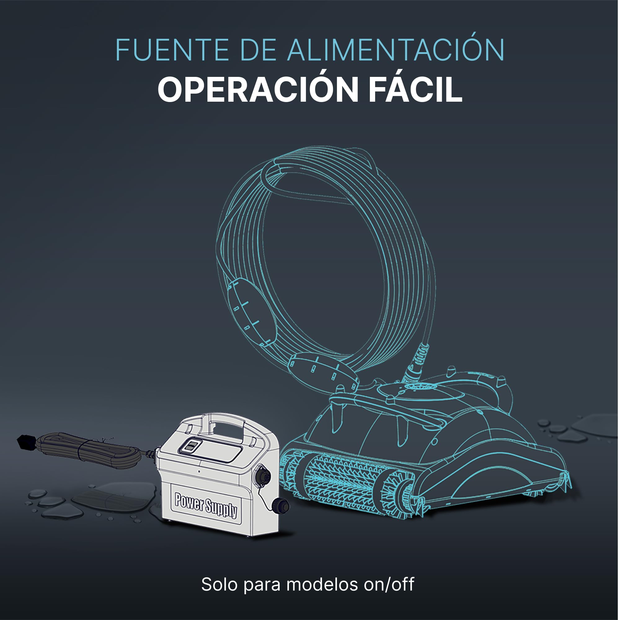 Dolphin Piezas de Recambio Originales - Fuente alimentación básica - Ref. Maytronics: 9995670-ASSY