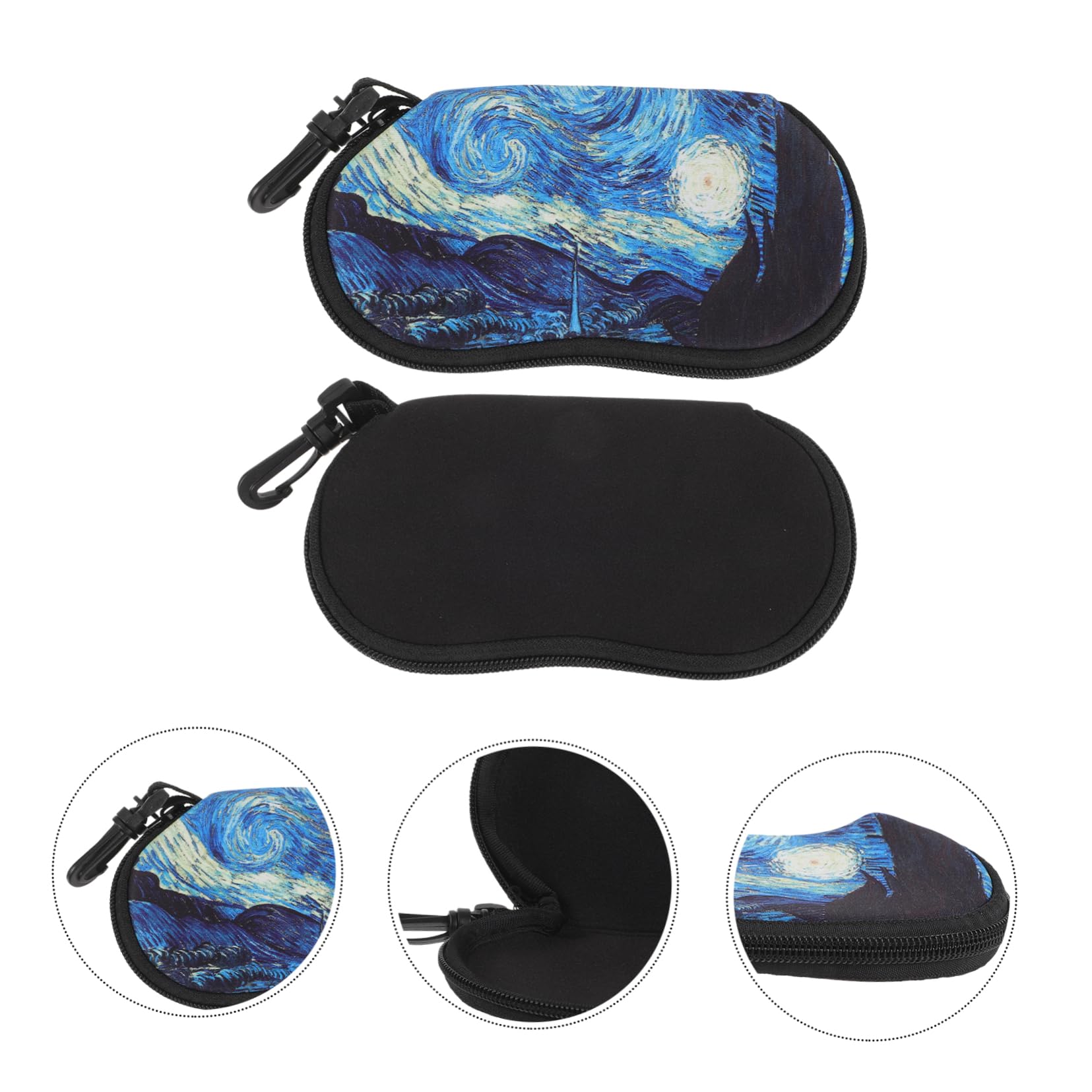 10piezas Estuche De Gafas Portátil Organizador De Gafas Retro y Para y Almacenamiento De Lentes Para Hombres y Mujeres