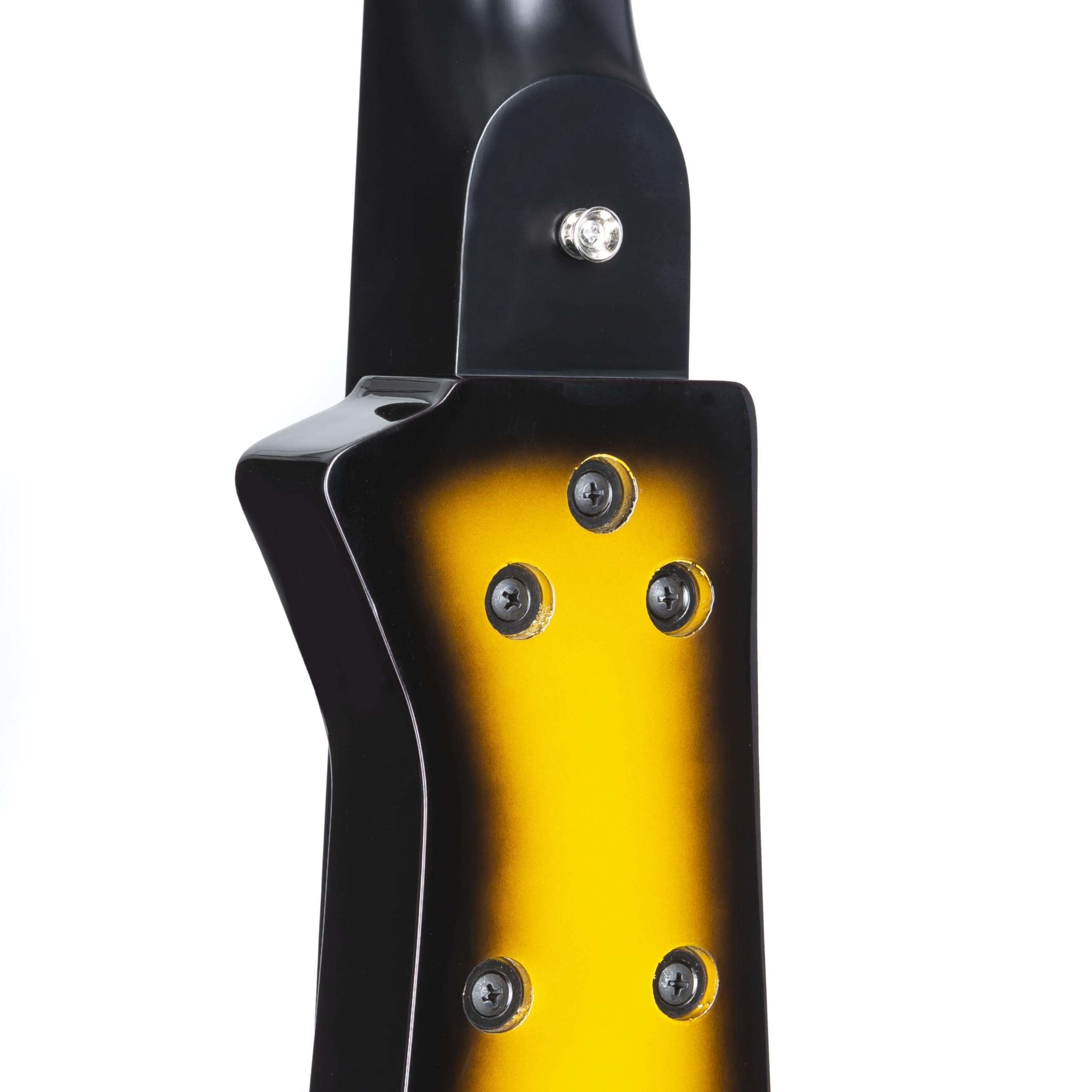 Fame UB-1 Elektrischer Kontrabass Sunburst, Transportabler 3/4 Größe Bass, mit Piezo Tonabnehmer, inklusive Gig Tasche