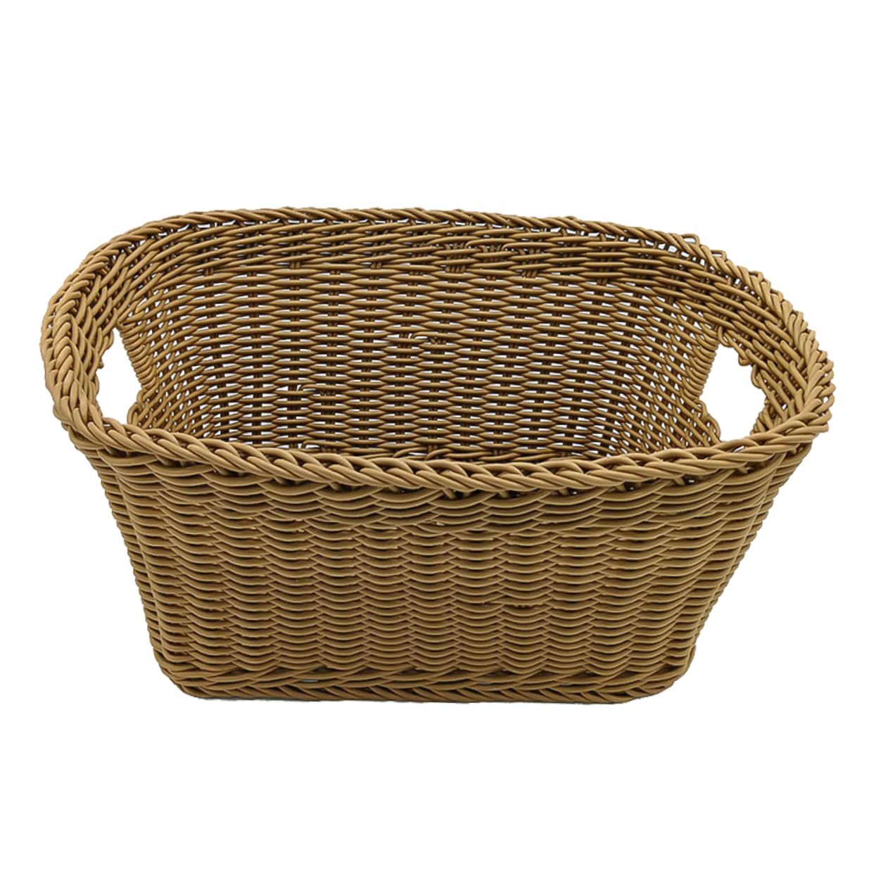 Tnbccxn Coffee Laundry Basket，Clothes Hamper Rattan Woven Laundry Hamper Wicker Storage Baskets For Pantry Capacity Laundry Basket Lid Large