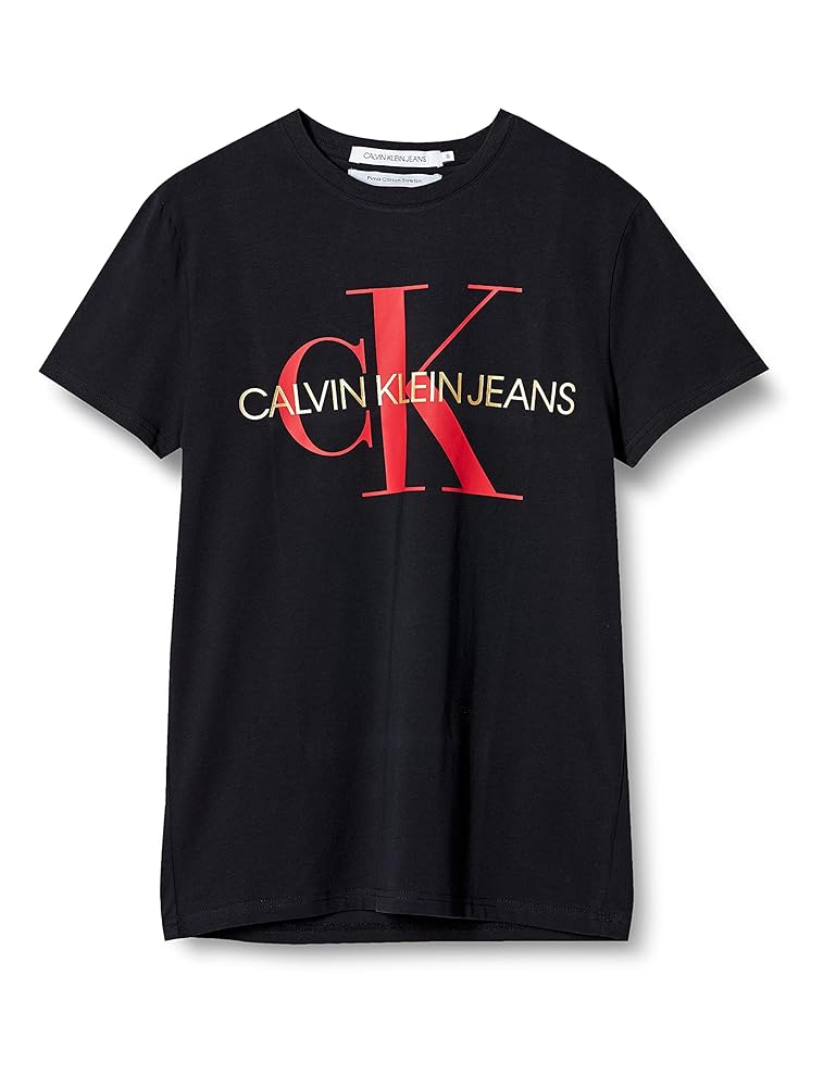 Amazon | [カルバン クライン] JEANS CK ロゴ クルーネック T