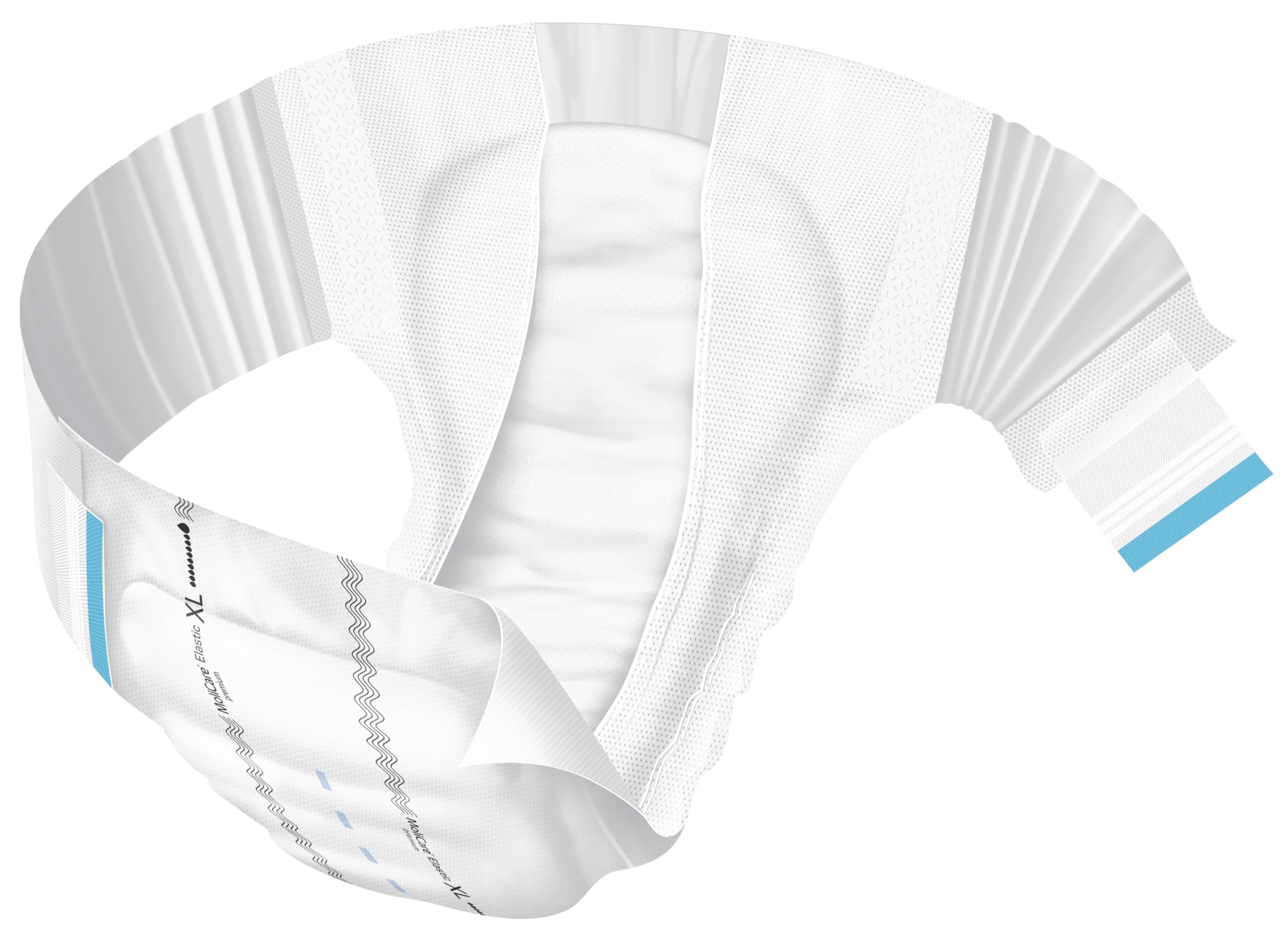 MoliCare premium Elastic Inkontinenzslips – 10 Tropfen | Hochsaugfähige Einwegwindeln für Männer und Frauen mit sehr schwerer Inkontinenz für die Nacht | Größe XL | 14 Stück