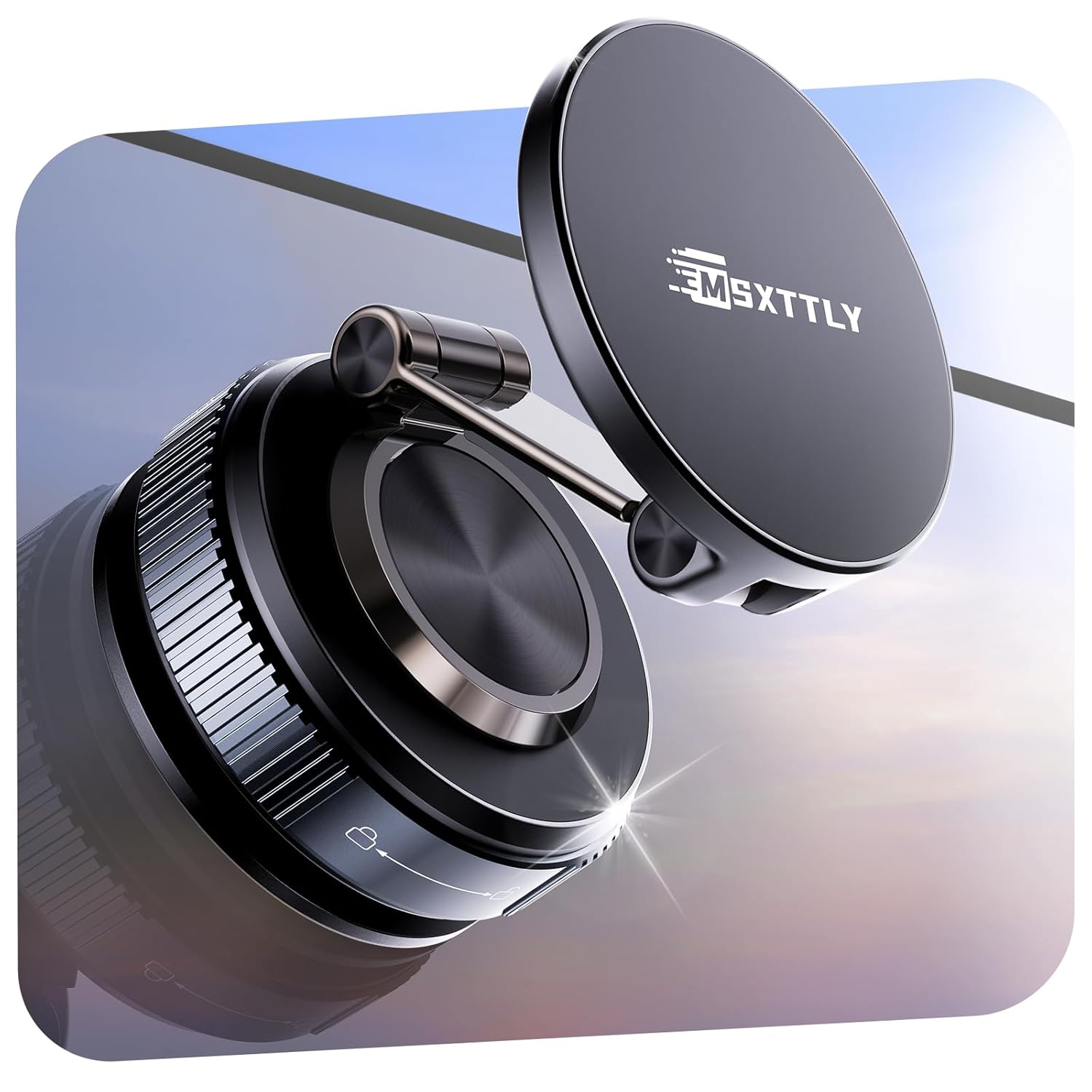 Car Phone Holder Magnetic Phone Mount for Car 360 Adjustable 2026 Phone Holders for Your Car Travel Gifts