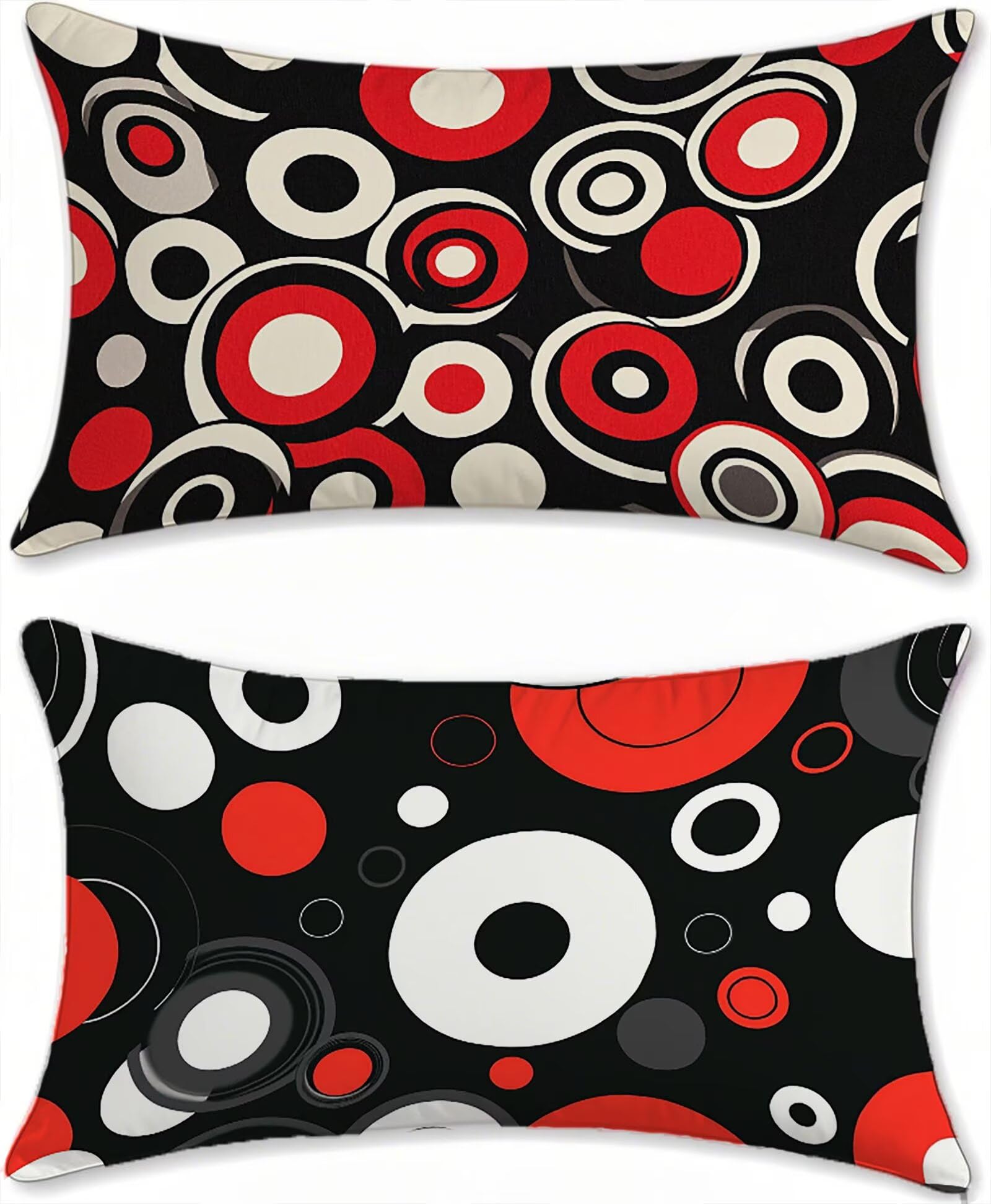 Coussin de canapé imperméable 60x90cm housse velours pour salon de jardin