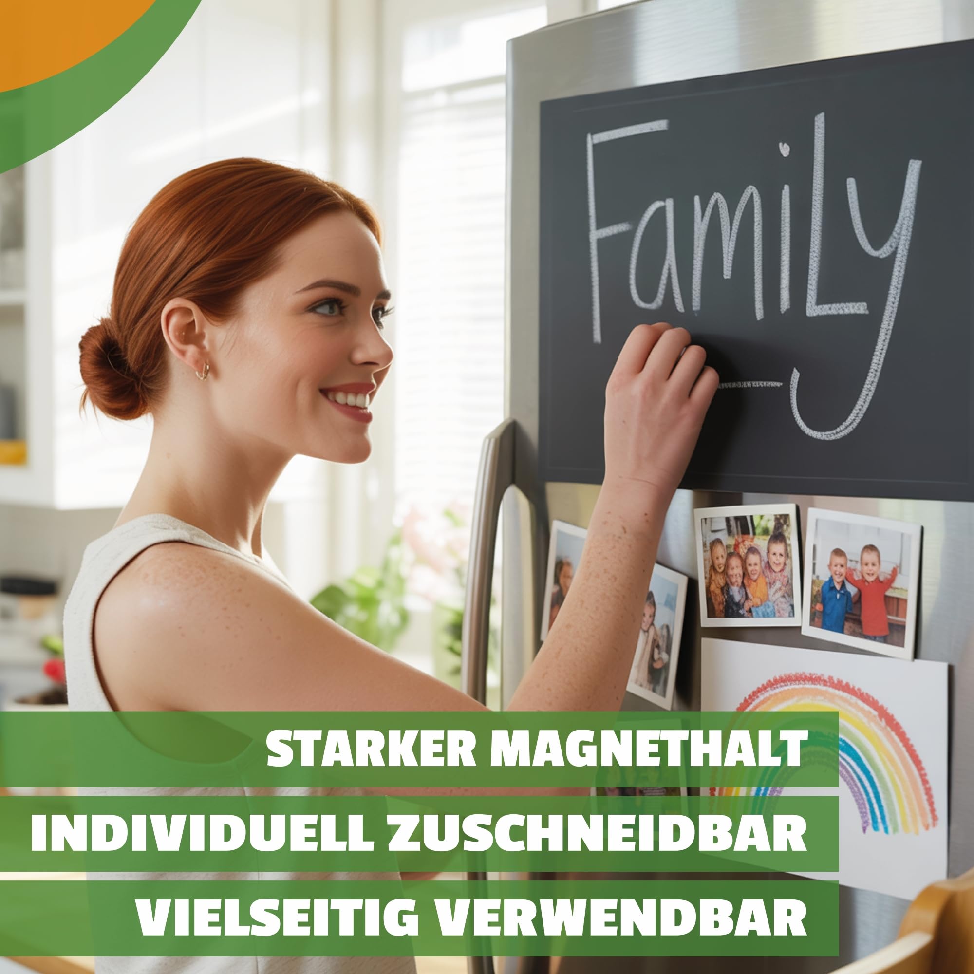 Nastro magnetico 3 metri; forte nastro magnetico 3M progetti fai da te e fai da te; nastro flessibile con magneti; nastro magnetico per pareti, porte e altro ancora (2 x 3 metri, 2 cm di