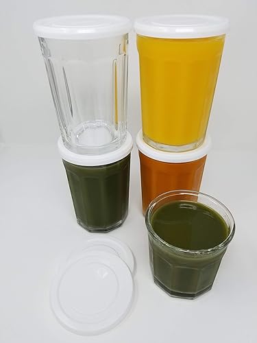 Miniatura 7 de Mian Tapas de plástico blancas para vidrio de trabajo Luminarc, paquete de 6