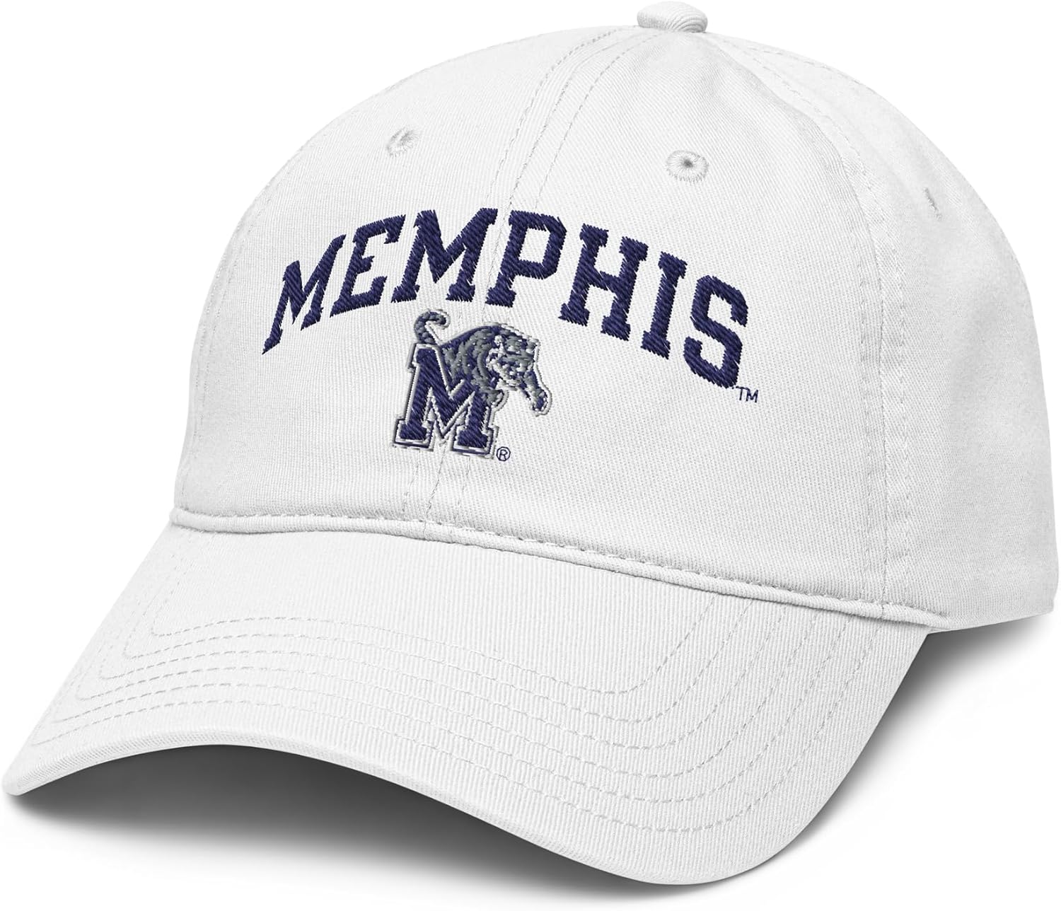Memphis Tigers Arched Officially Licensed Adjustable Baseball Hat