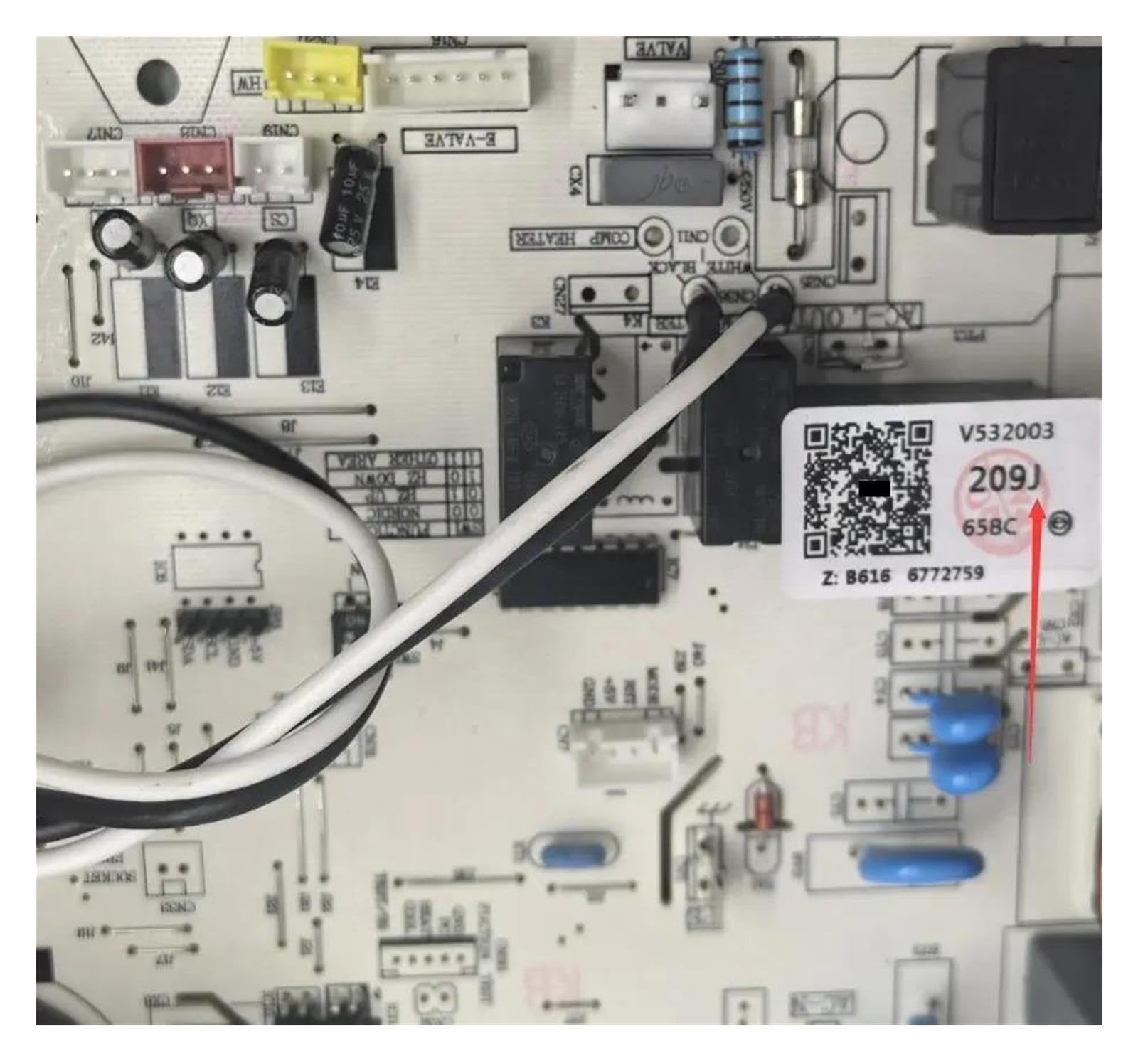 Scheda di controllo principale del condizionatore d'aria, compatibile for Haier, computer di condizionamento 0011800209J 0011800209P PC(0011800209P)