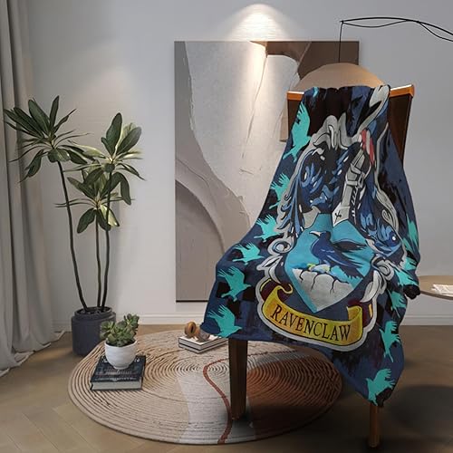 Miniatura 3 de Magic Colleges House - Manta de forro polar ultrasuave con diseño de garra de cuervo, bonita manta suave y acogedora para otoño, ligera, mullida