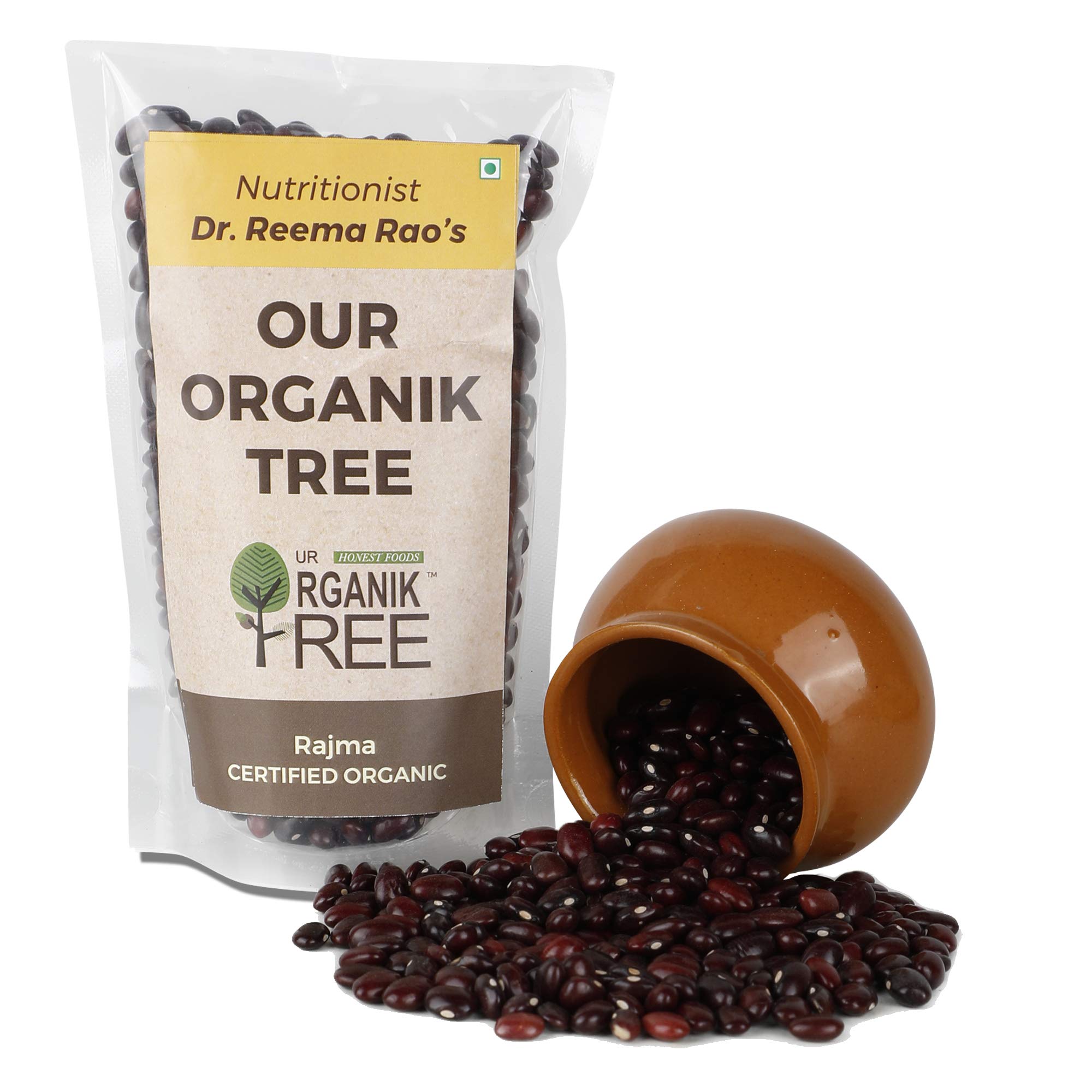 "Our Organik Tree" ORGANIC Rajma / Kidney Beans 1Pound/ 453gms