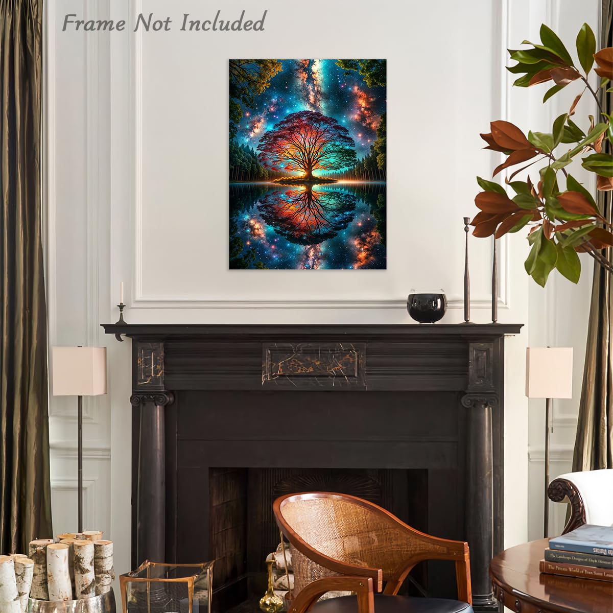 Dazzlewall Abstract Tree of Life Wall Art Picture - Image 2