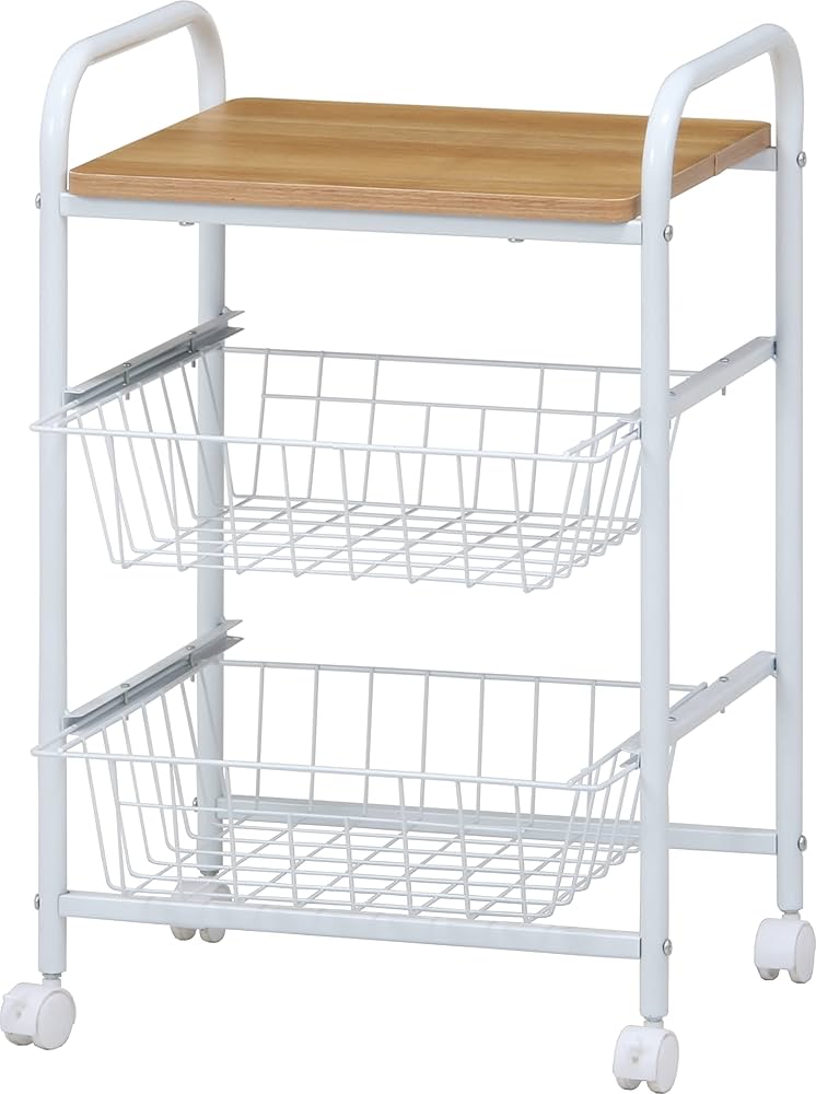 キャスター付きワゴン おおよそ幅45㌢✖︎奥行45㌢✖︎高さ85㌢ 隙間 ワゴン キャスター 付き 日本製 木製 幅 20 奥行 45 高さ