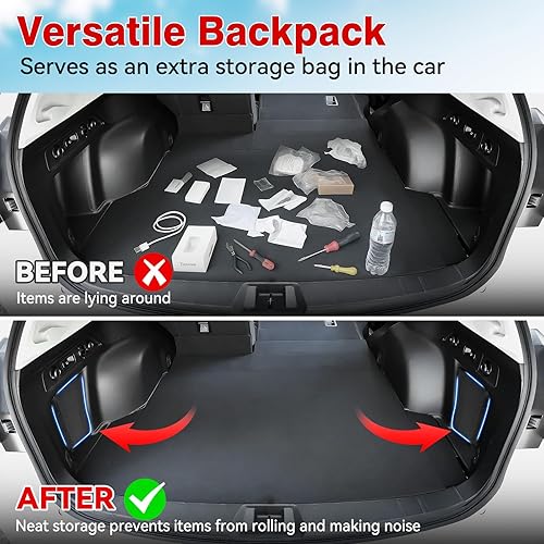 Miniatura 3 de Organizador de maletero de automóvil, almacenamiento lateral del conductor para Forester SK 2019-2024