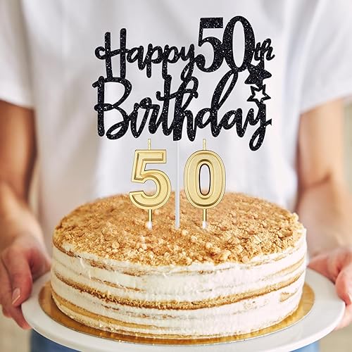 Miniatura 4 de Regalos de cumpleaños 50 para hombres, decoraciones de cumpleaños 50 para hombres, corona de rey de 50 cumpleaños y banda de rey de cumpleaños 50,