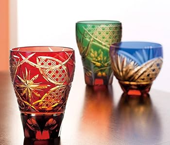 Amazon｜東洋佐々木ガラス 彩花切子 さいかきりこ タンブラー 赤 355ml