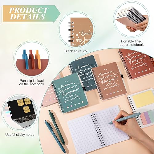 Vista 46 de Chuangdi 60 juegos de regalo de agradecimiento a los empleados, regalo de agradecimiento para graduados, regalo de fin de año, cuaderno inspirador