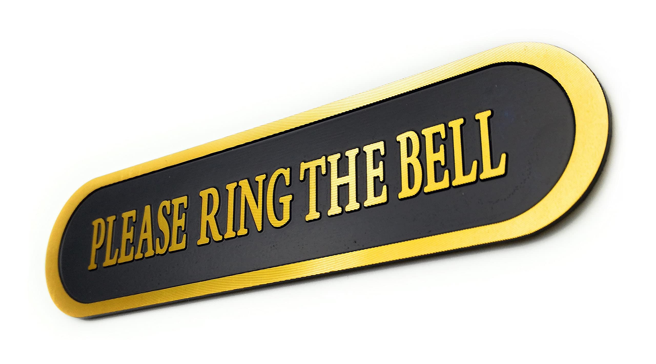 Amazon.com : Please Ring the Bell Aluminium Doorbell Sign Self