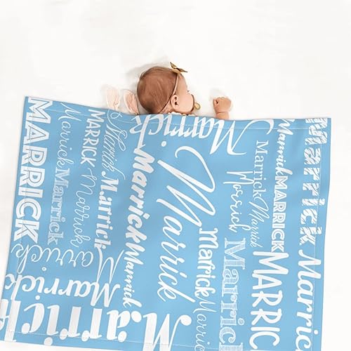 Miniatura 12 de Sweewind Manta personalizada para niños, mantas de bebé personalizadas para niños y niñas, manta personalizada para bebés y niñas, manta de bebé