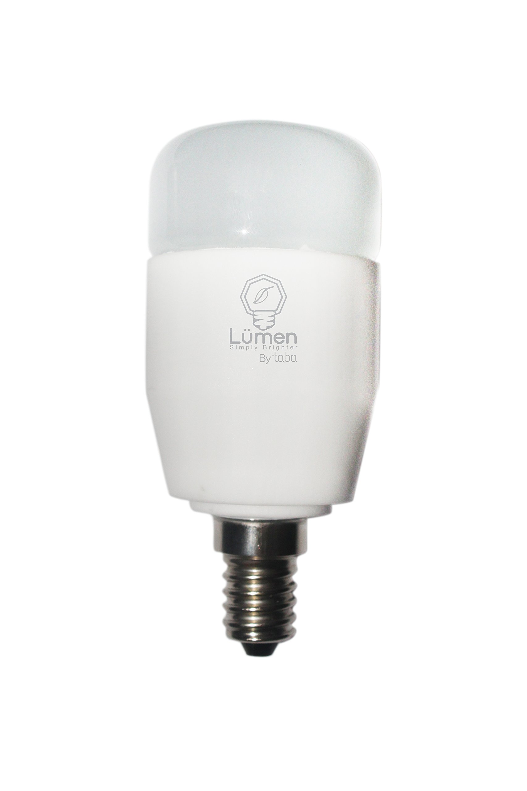 Tabu TL100 Lumen - Bombilla inteligente (3 W, E14, para iOs y Android), color blanco