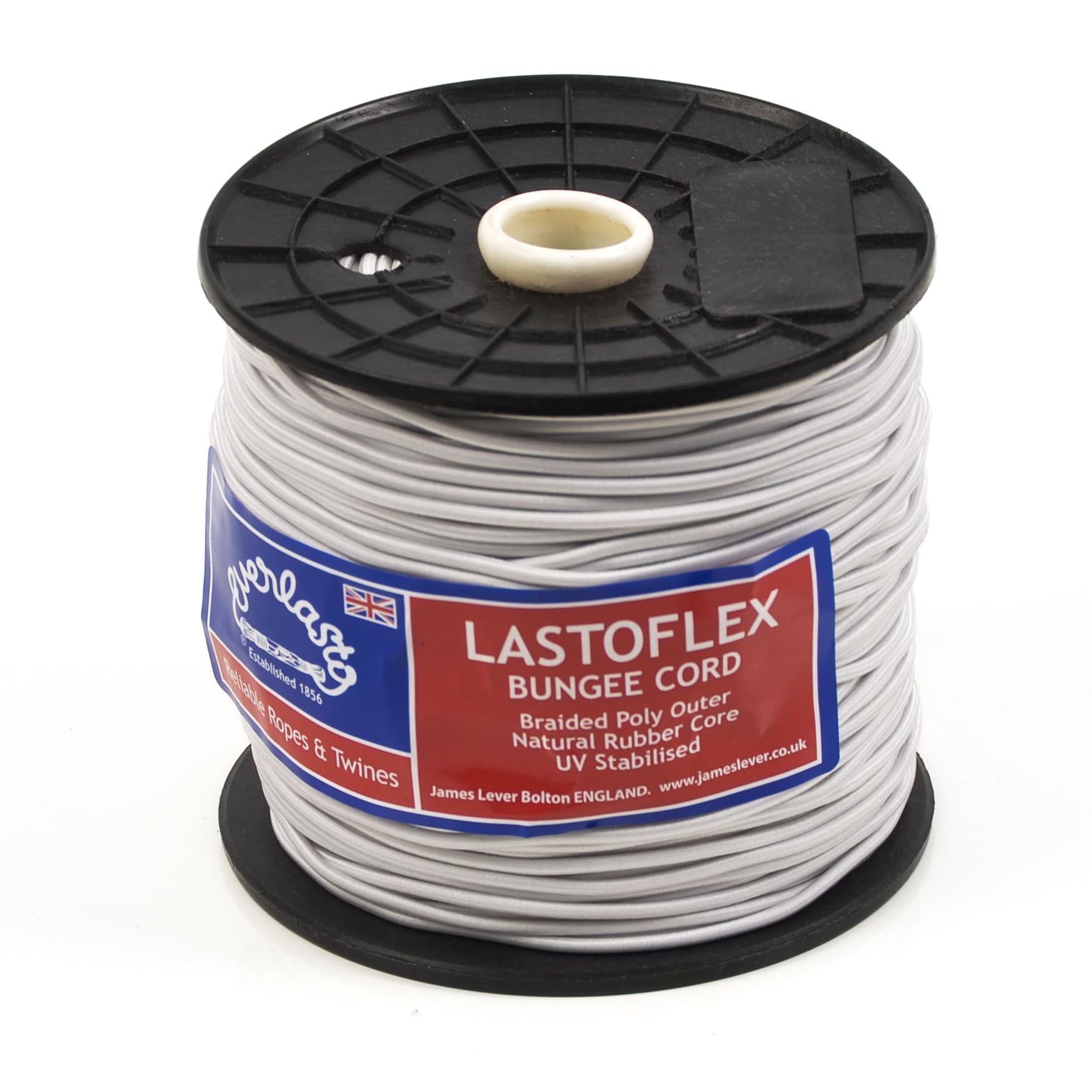 Everlasto White 'Lastoflex' Bungee Cord 3Mm X 100M Reel