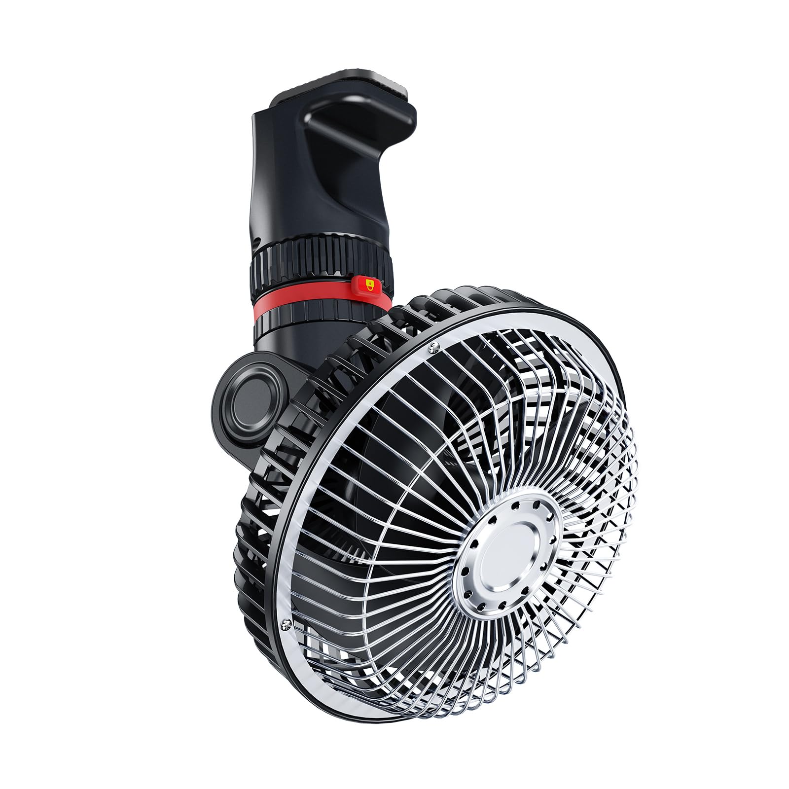 Yatessence 車用冷却ファン 12V/24V クリップオンサンバイザーフ…
